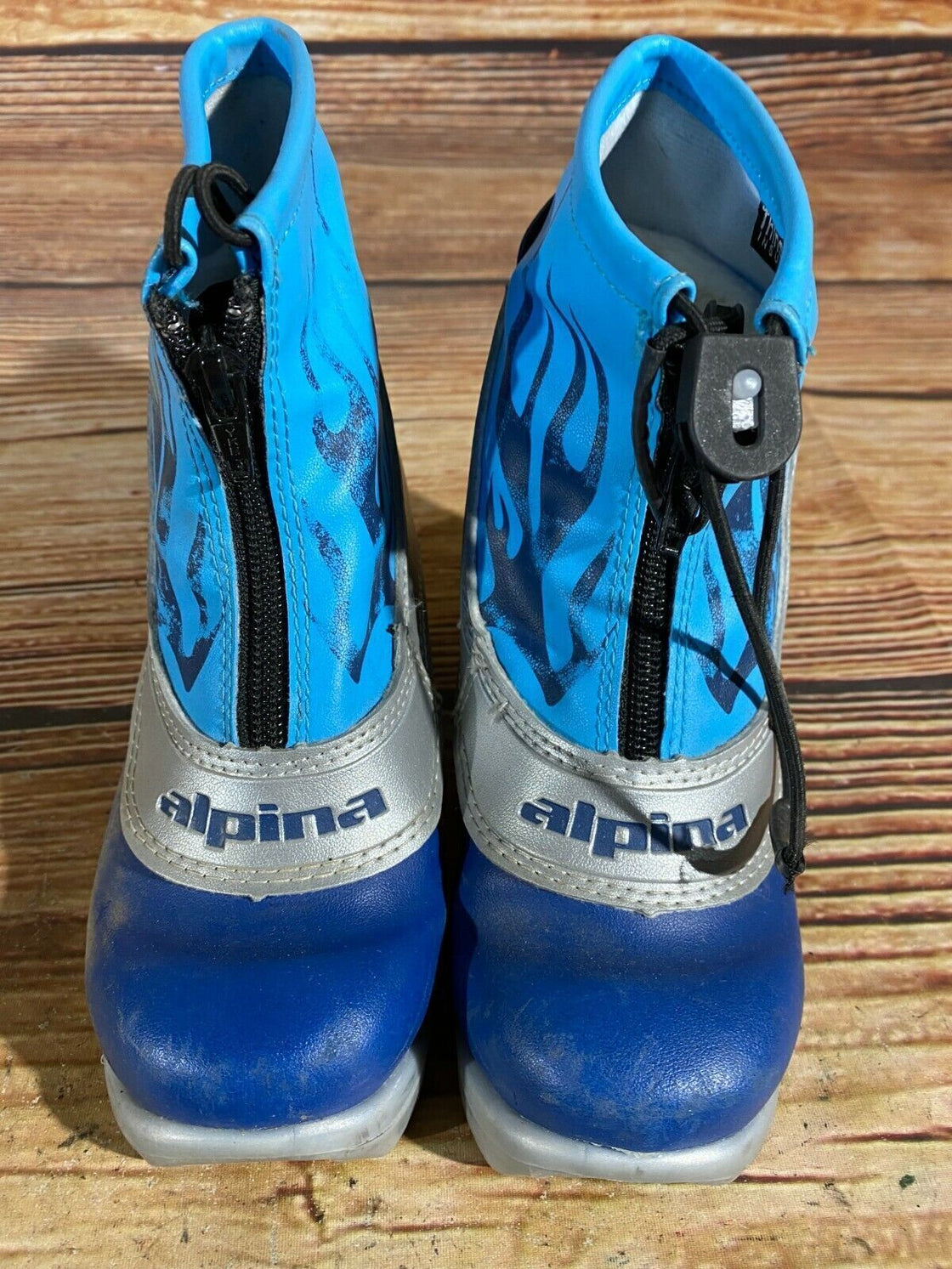 Alpina Frost Kids Nordic Cross Country Ski Boots Size EU30 US12 for NNN A-113