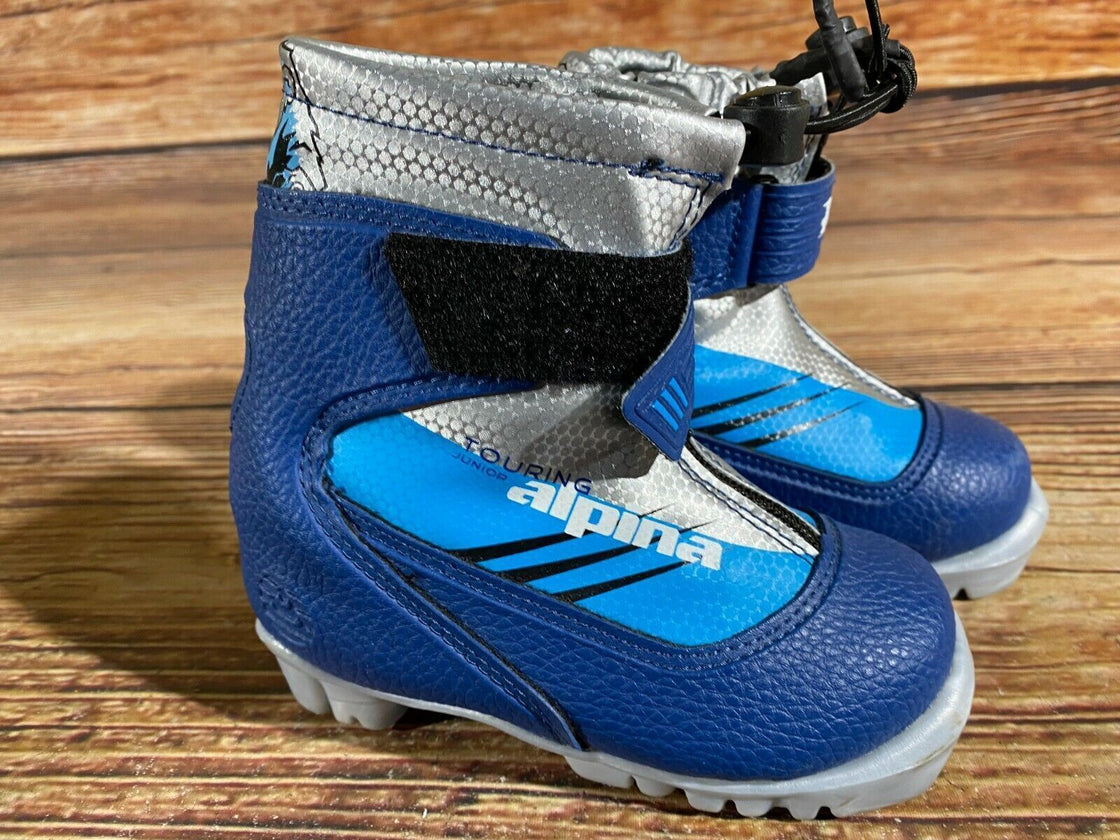Alpina Frost Kids Nordic Cross Country Ski Boots Size EU25 US8.5 for NNN A-146