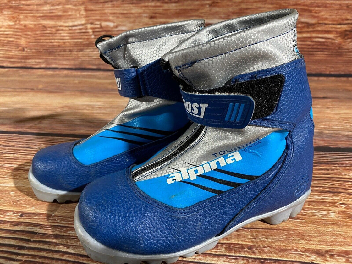 Alpina Frost Nordic Cross Country Ski Boots Kids Size EU34 US3 NNN A-1052