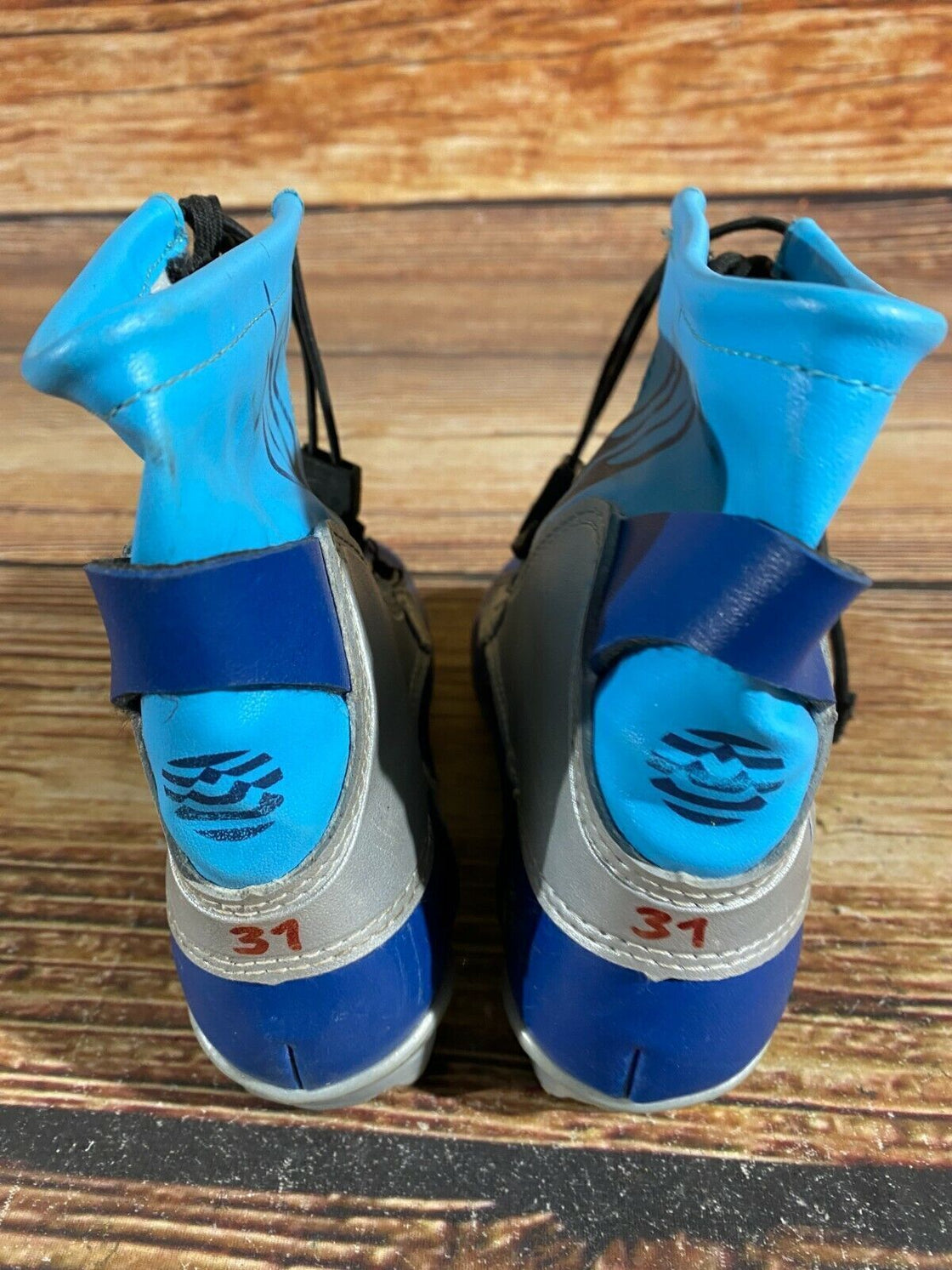 Alpina Frost Kids Nordic Cross Country Ski Boots Size EU31 US12.5 for NNN A-328