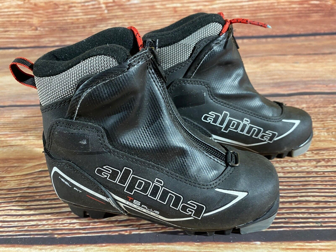 Alpina T5plus Kids Nordic Cross Country Ski Boots Size EU30 US12 NNN A-1212