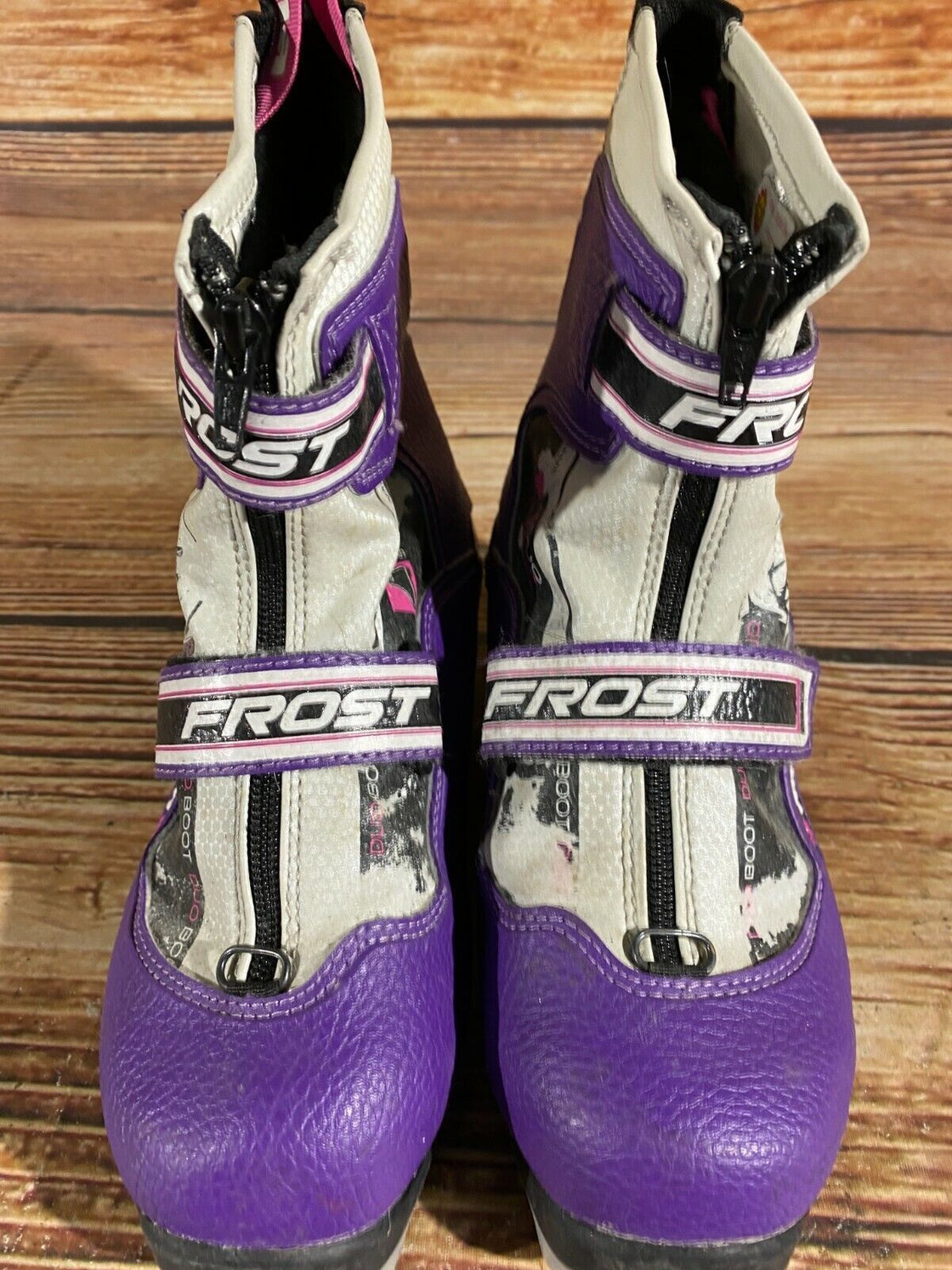 Alpina Frost Kids Nordic Cross Country Ski Boots Size EU35 US3.5 for NNN A-360