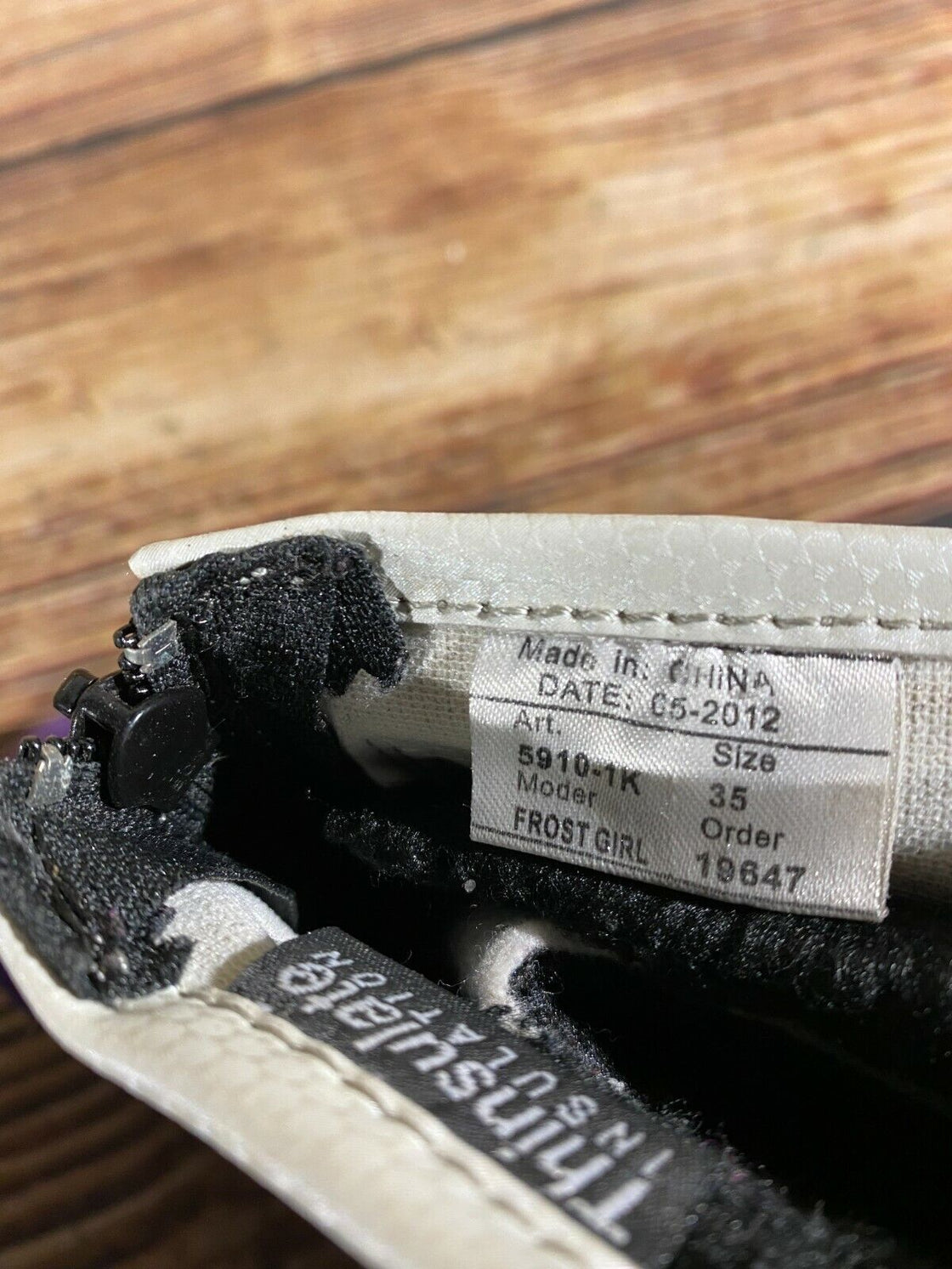 Alpina Frost Kids Nordic Cross Country Ski Boots Size EU35 US3.5 for NNN A-360