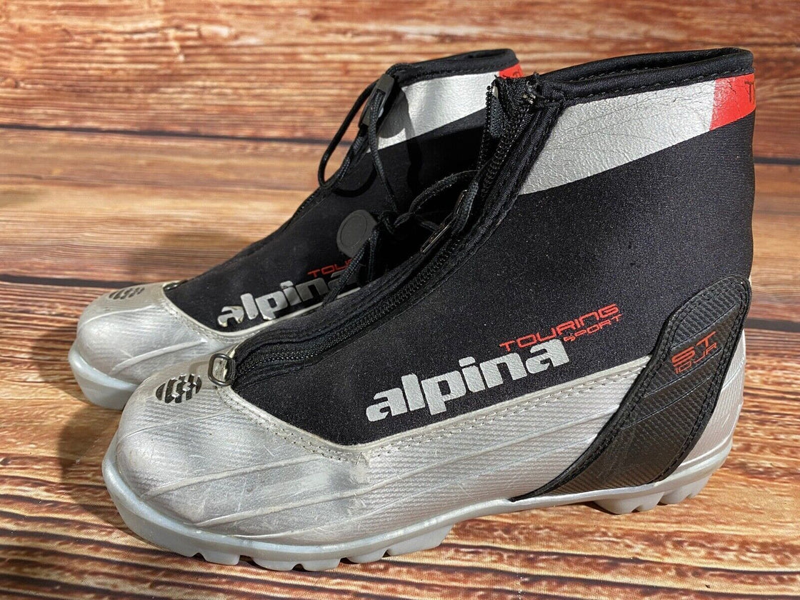 Alpina ST10j Nordic Cross Country Ski Boots Kids Size EU36 US4.5 NNN A-1031