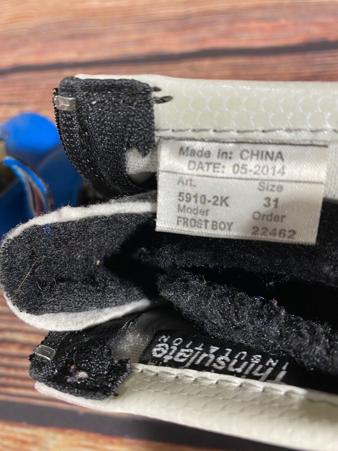 Alpina Frost Nordic Cross Country Ski Boots Kids Size EU31 US12.5 NNN A-1035