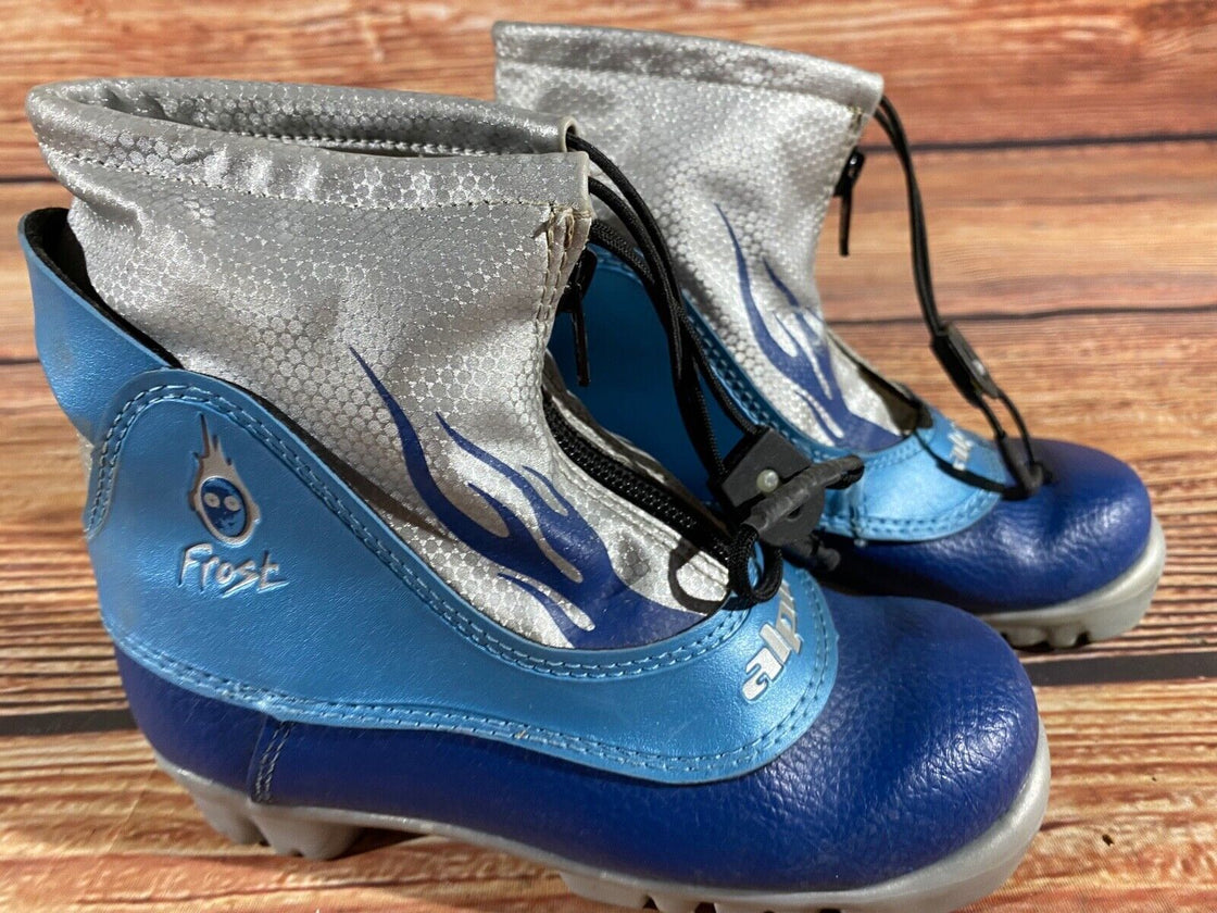 Alpina Frost Kids Nordic Cross Country Ski Boots Size EU30 US12 NNN A-1179