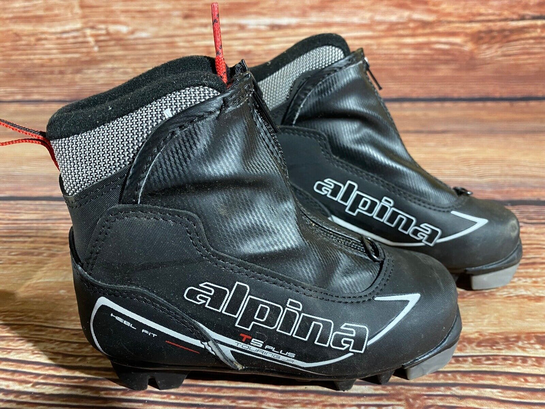 Alpina T5Plus Kids Nordic Cross Country Ski Boots Size EU28 U10.5 NNN A-1118