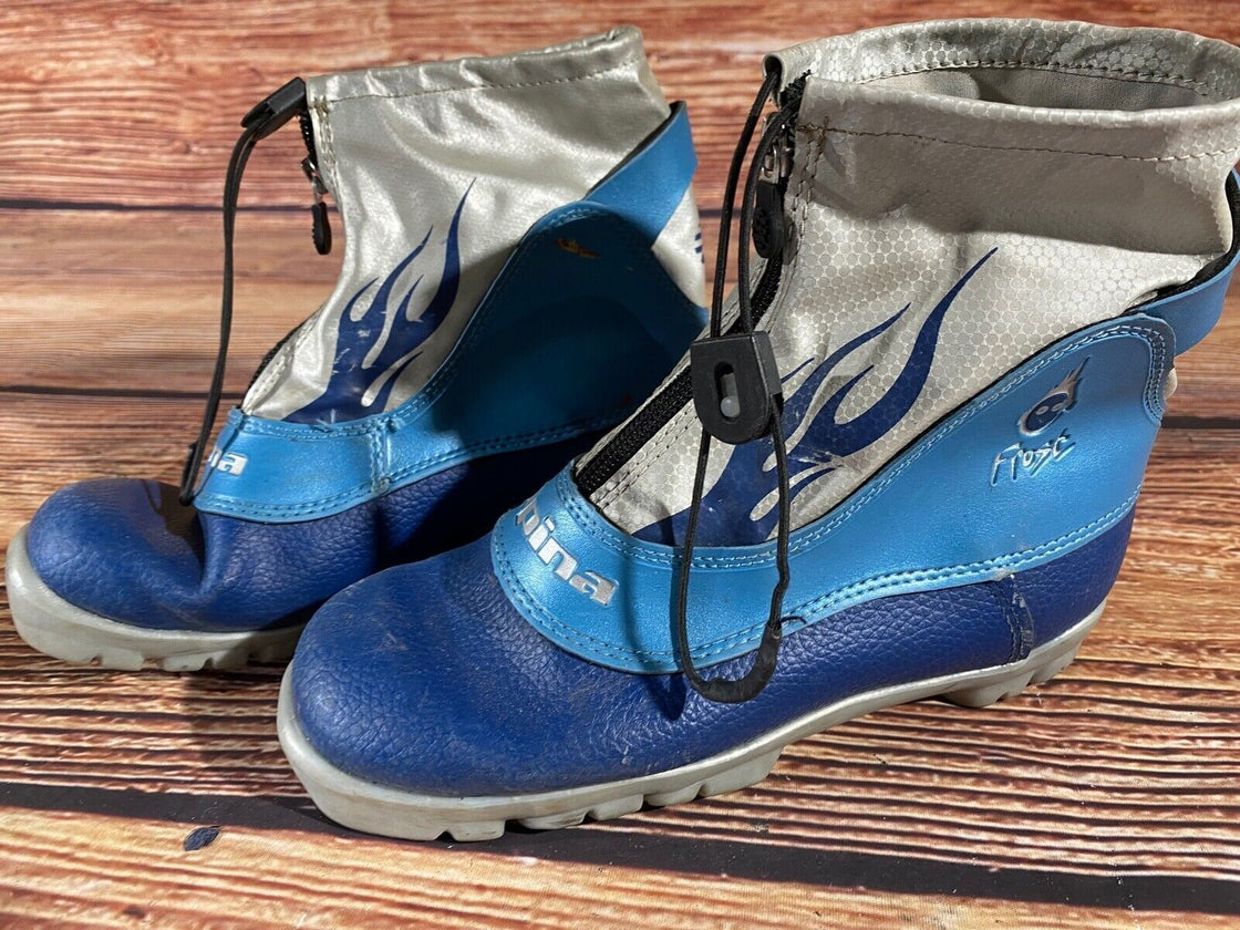 Alpina Frost Nordic Cross Country Ski Boots Kids Size EU36 US4.5 NNN A-1106