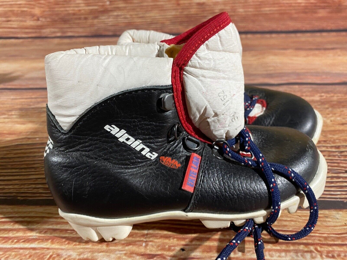 Alpina Kids Nordic Cross Country Ski Boots Size EU30 US12 NNN A-1269