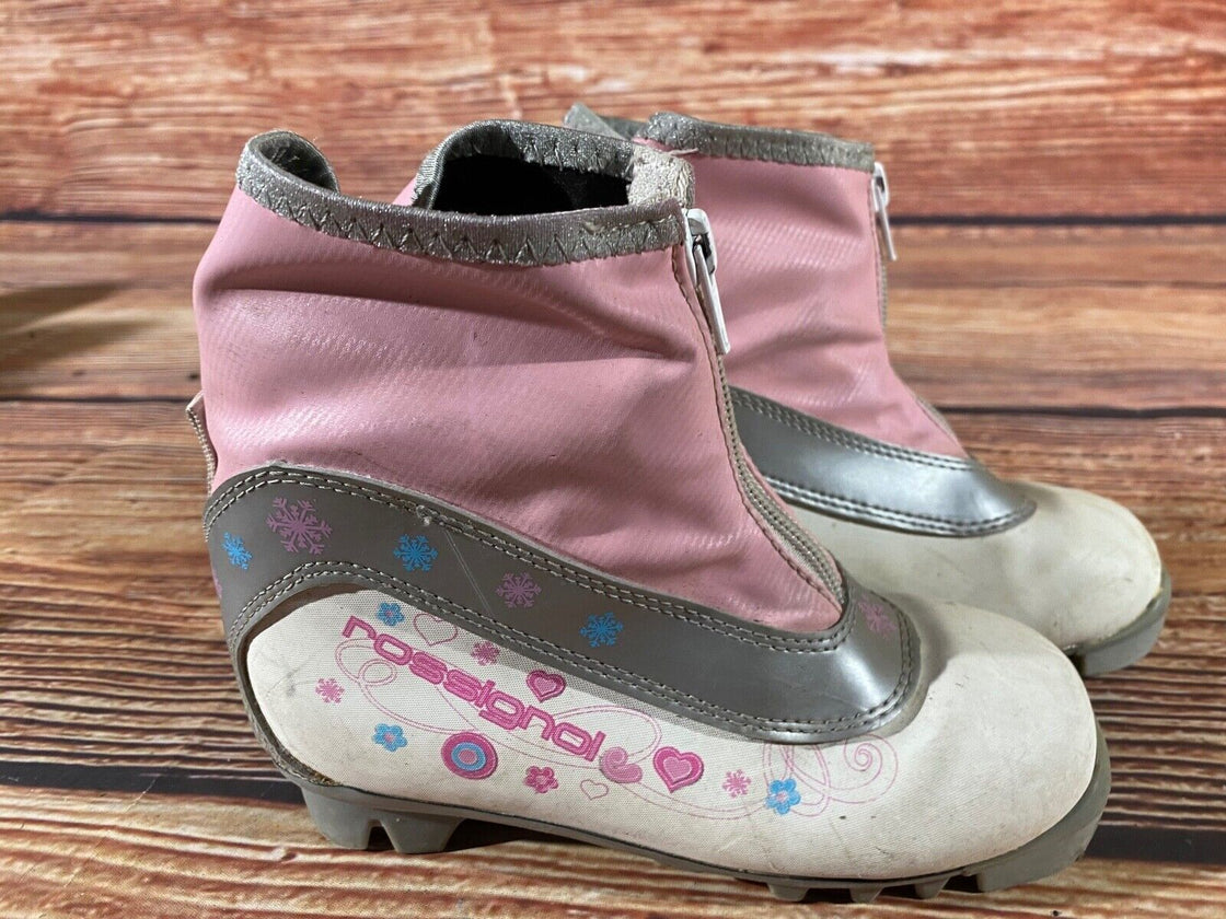 Rossignol Kids Nordic Cross Country Ski Boots Size EU31 US12.5 NNN O172