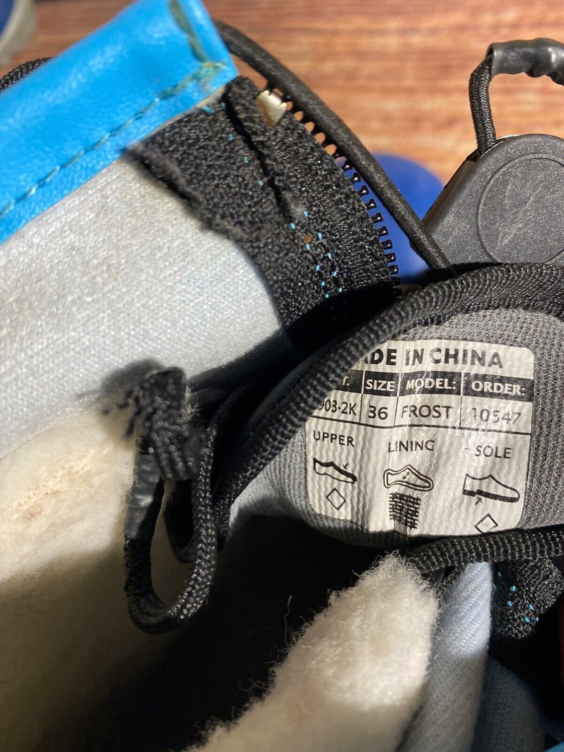 Alpina Frost Kids Nordic Cross Country Ski Boots Size EU36 US4.5 NNN A-1256
