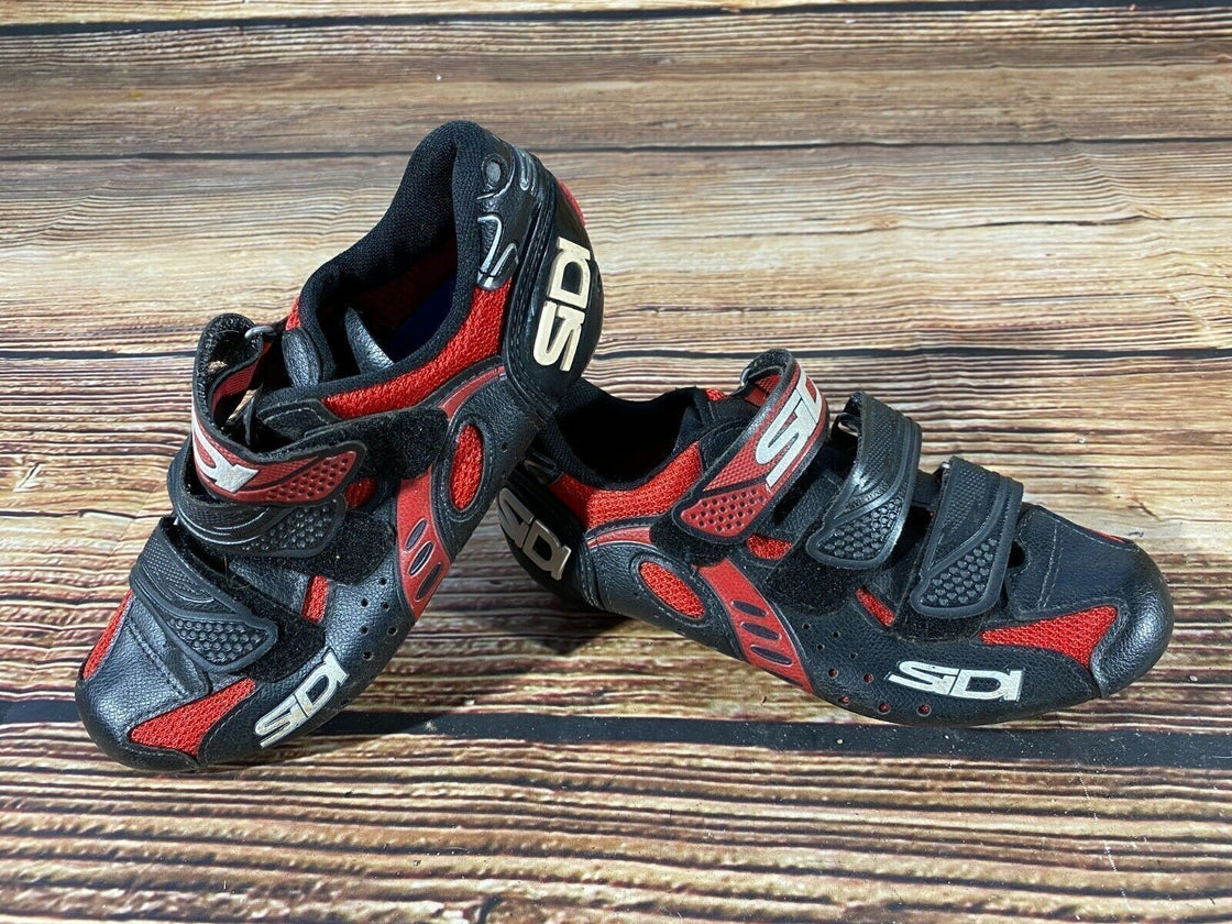 SIDI Road Cycling Shoes Clipless Biking Boots Size EU38 with Cleats cs868