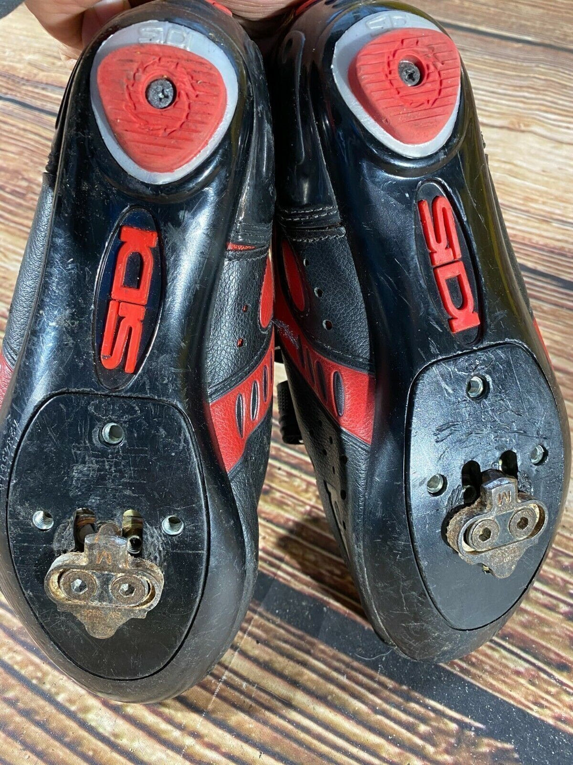 SIDI Road Cycling Shoes Clipless Biking Boots Size EU38 with Cleats cs868