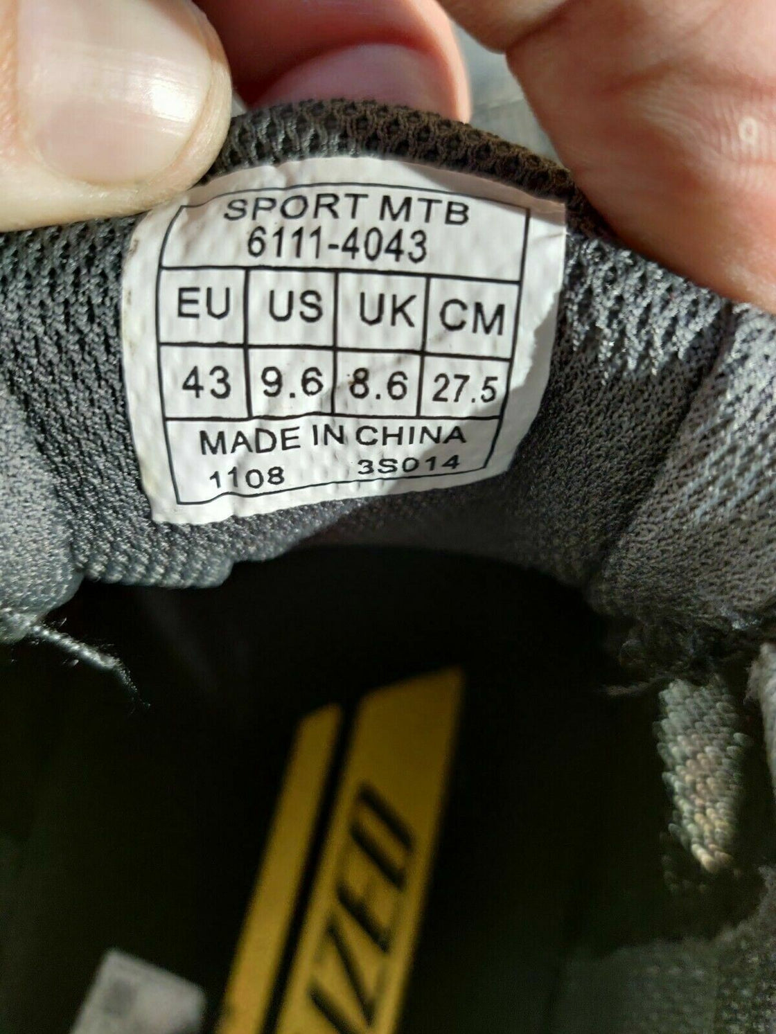 SPECIALIZED MTB Cycling Shoes Mountain Bike Shoes Size EU43 MTB Shoes cs1038