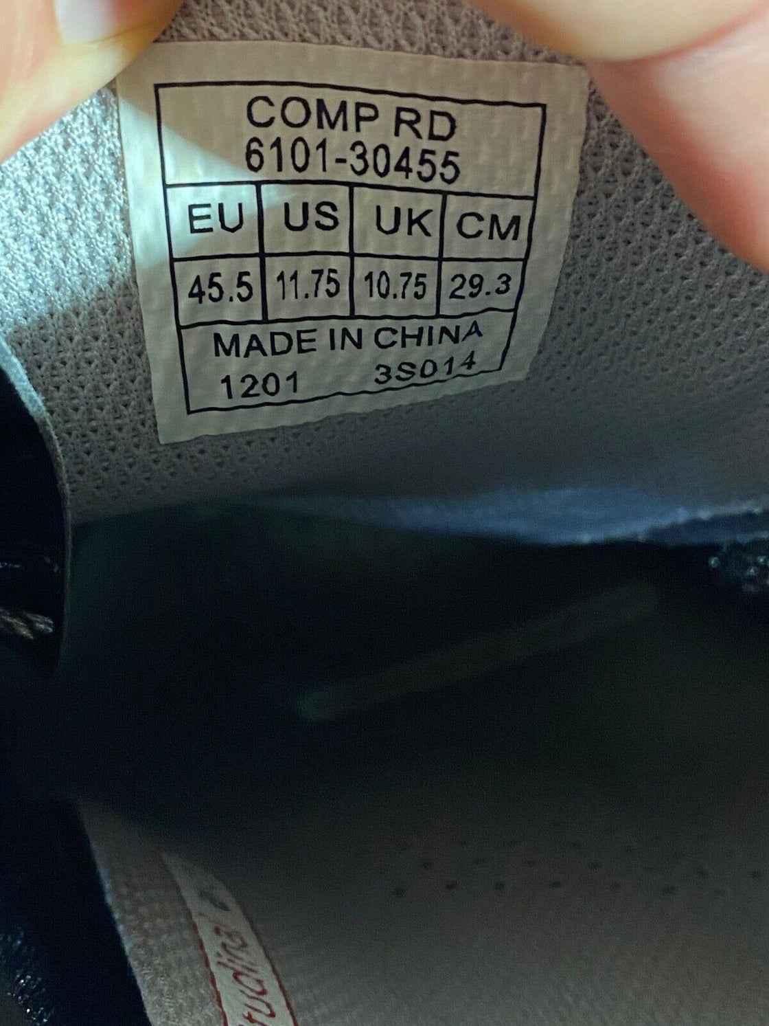 SPECIALIZED Road Cycling Shoes Bike 3 Bolts Size EU45.5 US11.75 Mondo 288  cs849