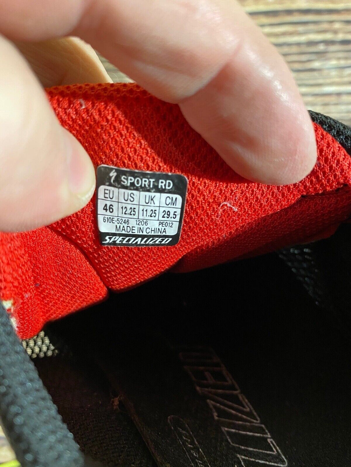 SPECIALIZED Road Cycling Shoes Biking Boots 3 Bolts EU46 US12.25 Mondo 295 cs847