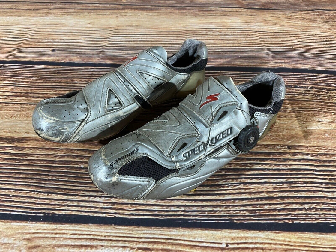 SPECIALIZED S-WORKS Retro Road Cycling Shoes Biking  EU42 US9 Mondo 266  cs860