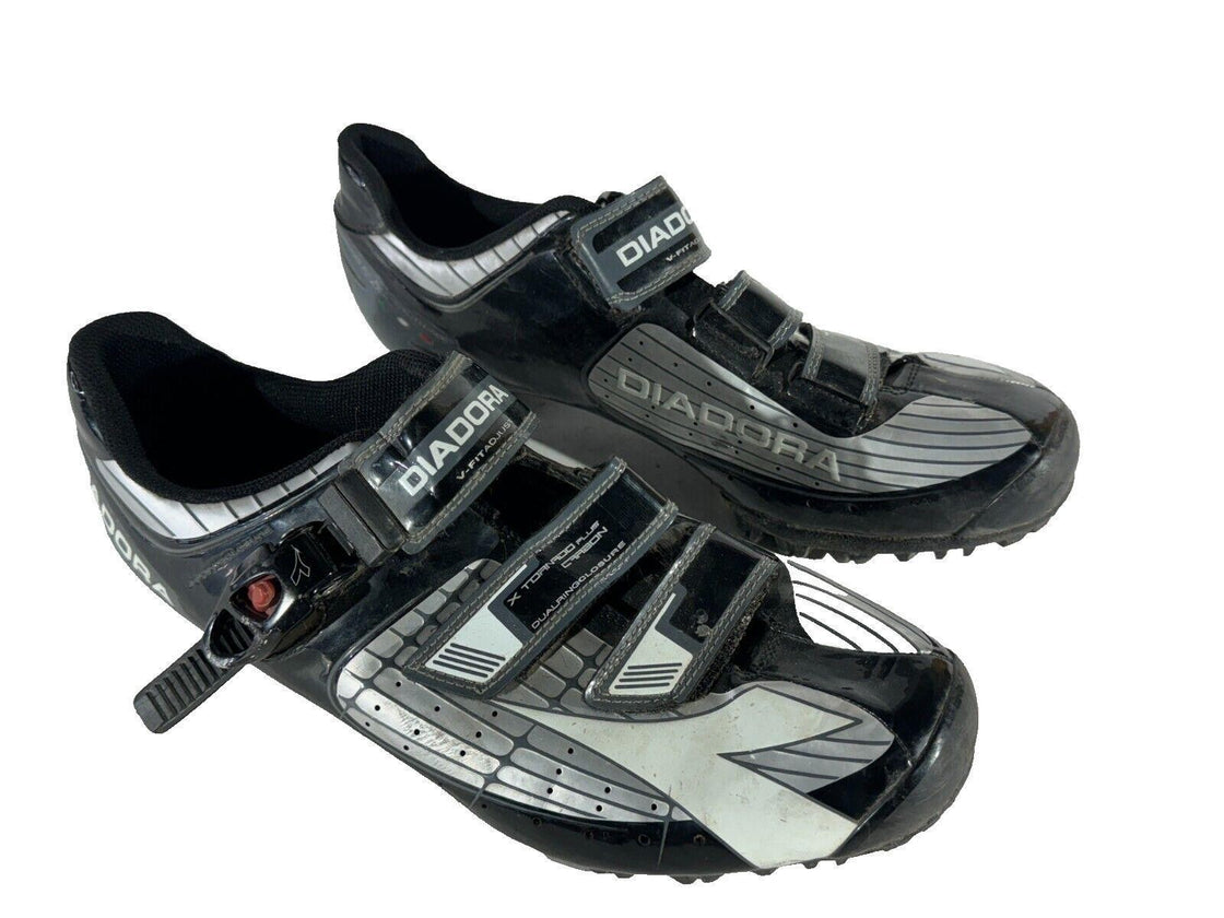 DIADORA Tornado Carbon Cycling MTB Shoes Biking Boots EU43 US9.5 Mondo 270 cs209