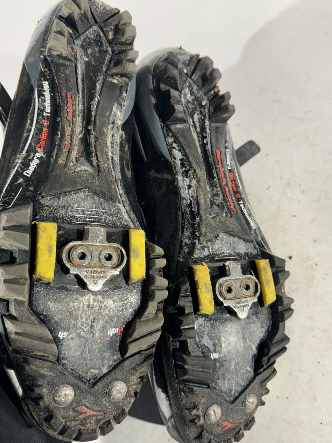 DIADORA Tornado Carbon Cycling MTB Shoes Biking Boots EU43 US9.5 Mondo 270 cs209