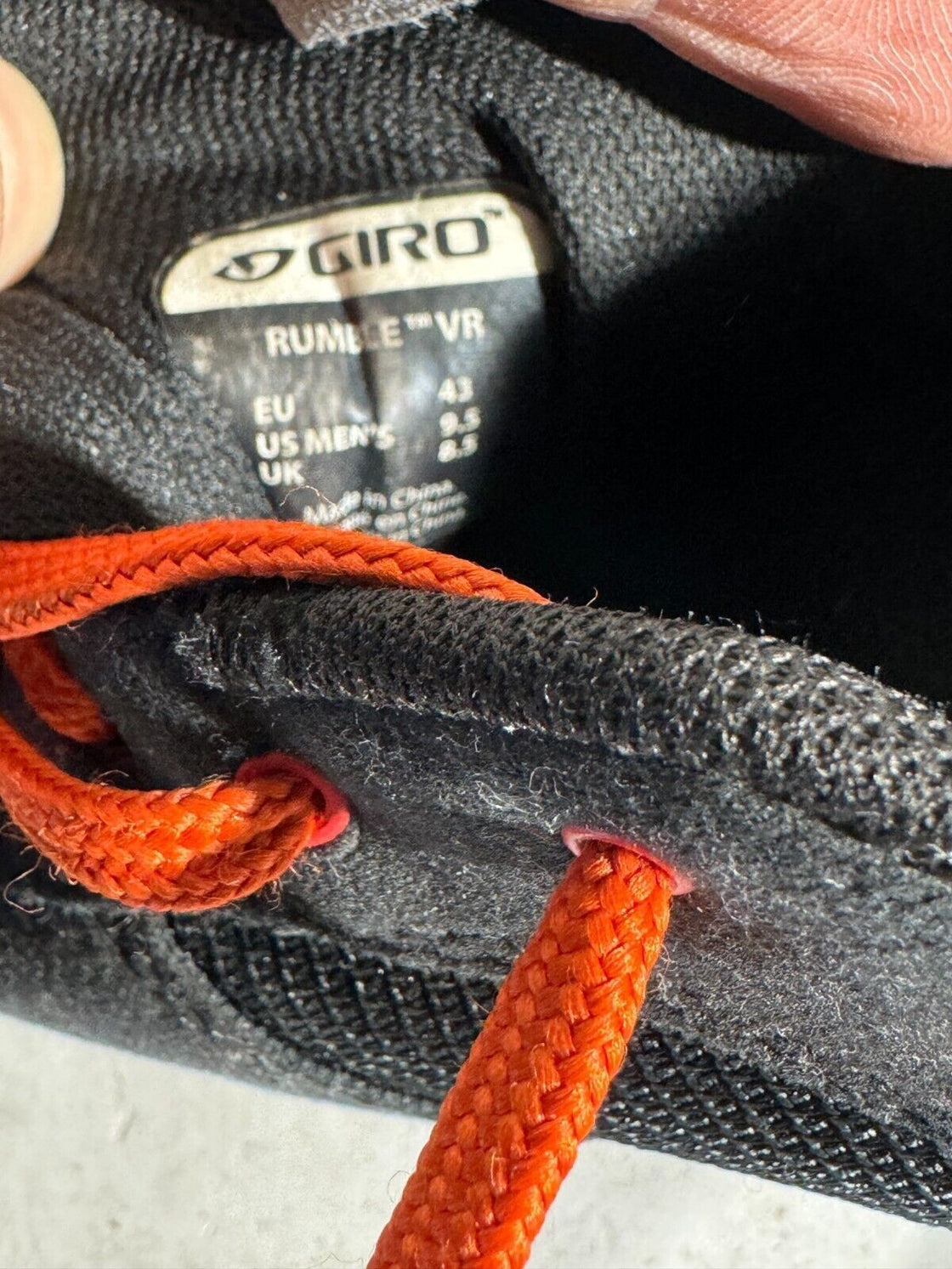 GIRO Rumbler VR Cycling MTB Shoes Biking Boots EU43 US9.5 Mondo 270 cs384