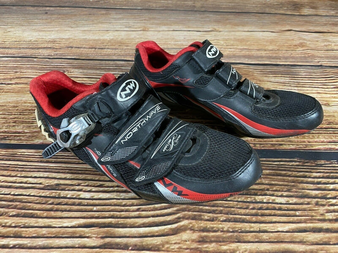 NORTHWAVE Road Cycling Shoes Road Bike Size EU42 US9.5 with SPD-SL Cleats cs893