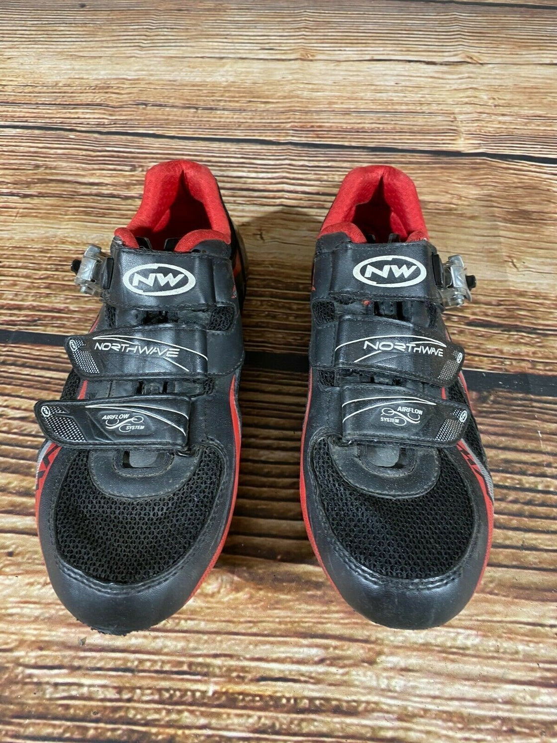 NORTHWAVE Road Cycling Shoes Road Bike Size EU42 US9.5 with SPD-SL Cleats cs893