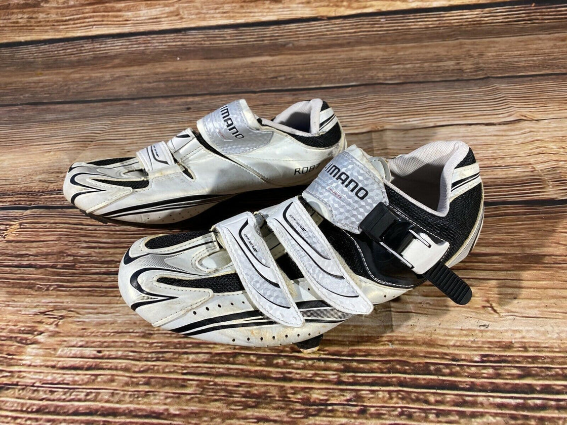 SHIMANO R087 Road Cycling Shoes Clipless Biking Boots Size EU42  cs938