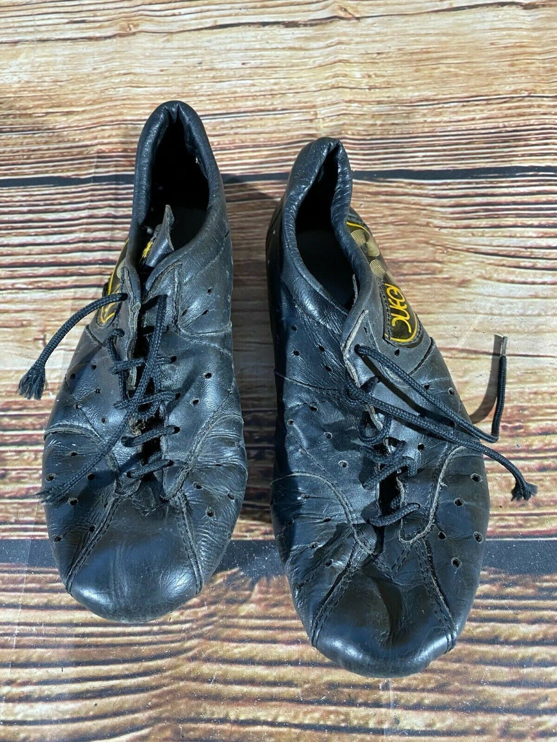 DUEGI Leather Vintage Road Cycling Shoes Clipless Biking Retro EU38 US6 cs777