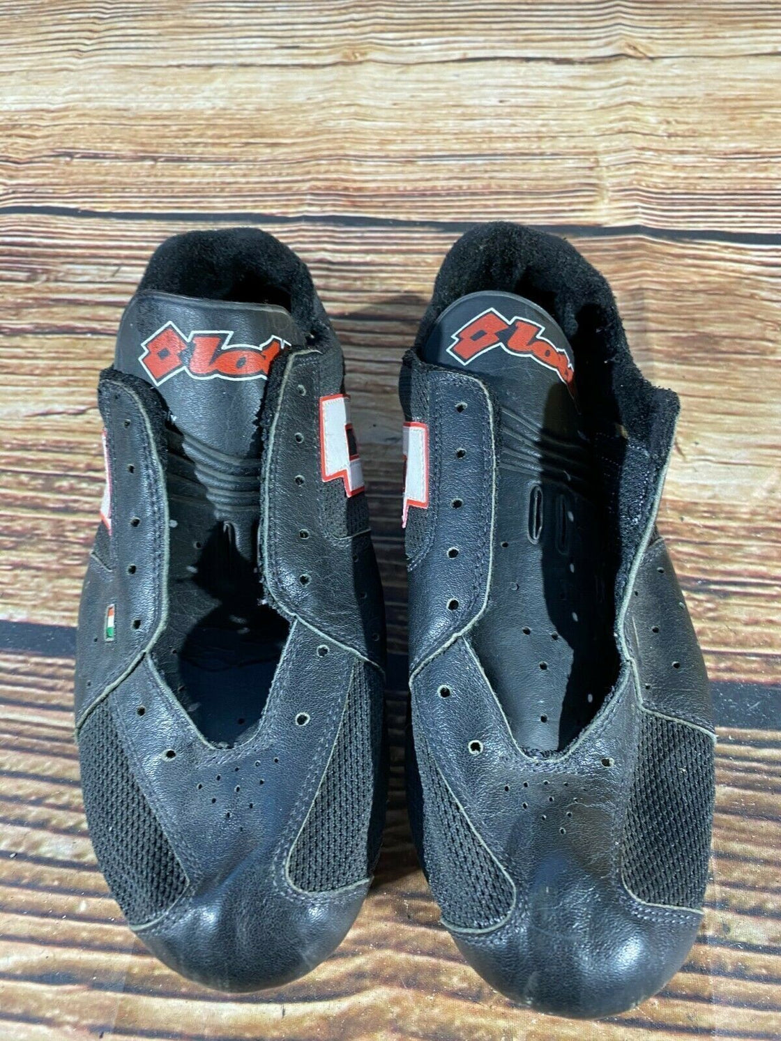 LOTTO San Remo Vintage Road Cycling Shoes Leather Retro EU40 US7.5 cs767