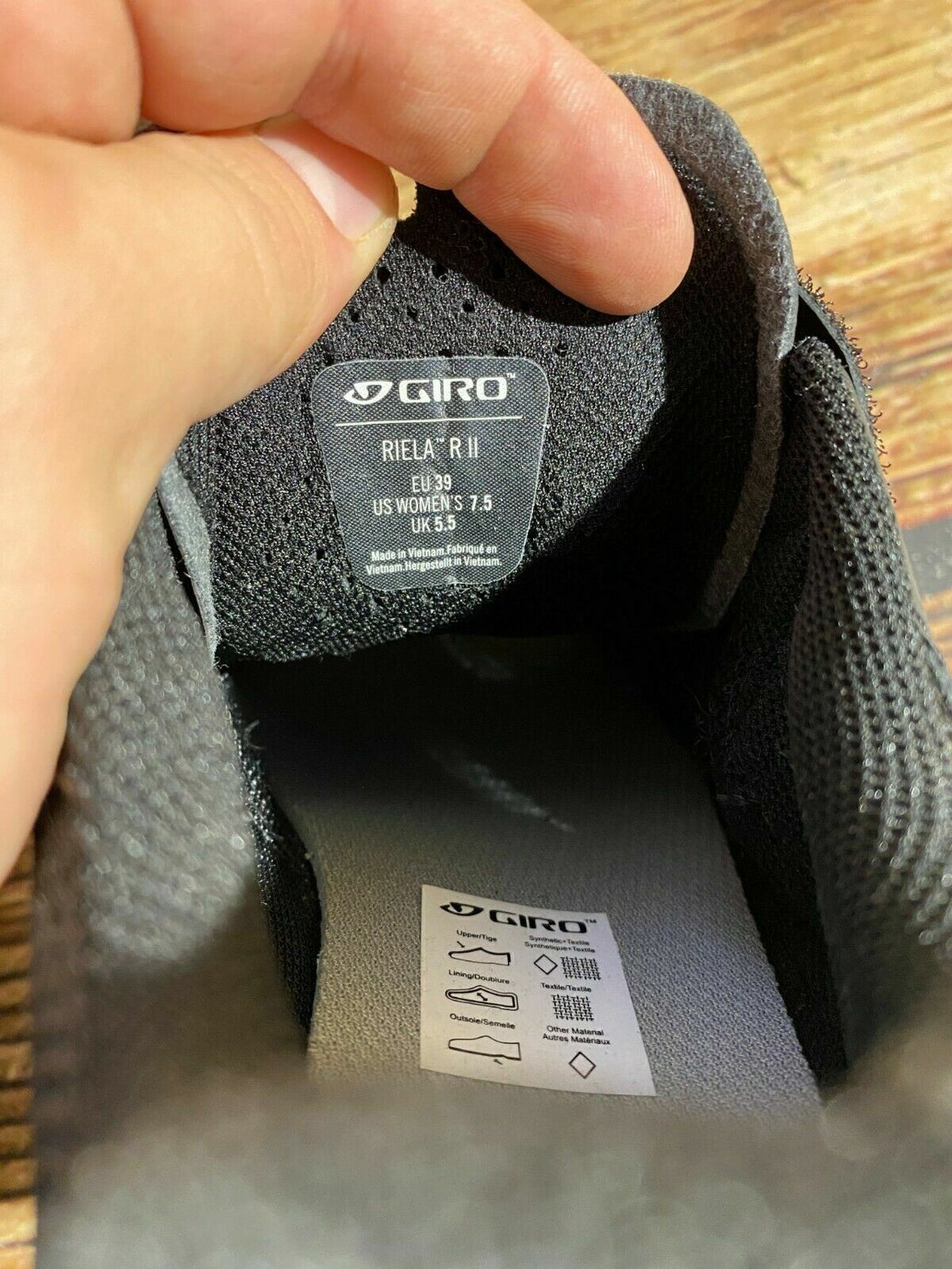 GIRO RIELA Cycling MTB Shoes Mountain Bike Shoes Size EU39 MTB Shoes cs1116