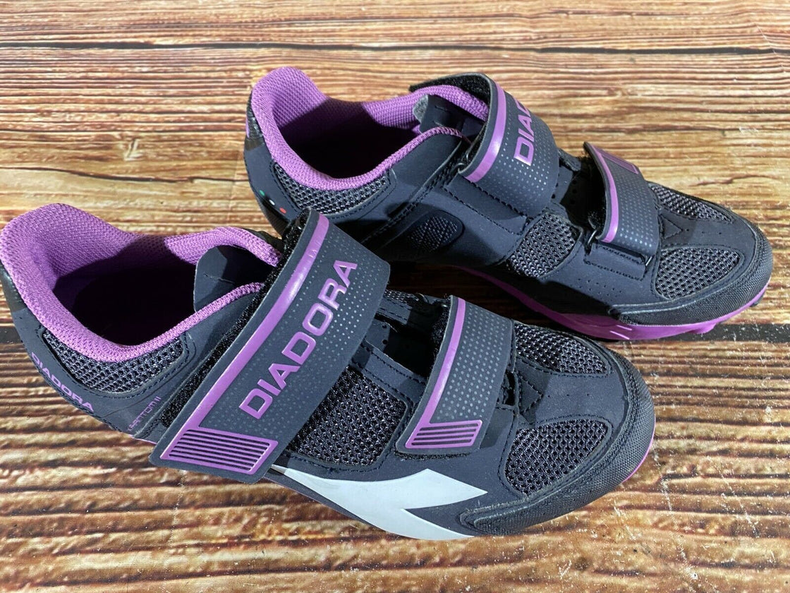 DIADORA Cycling MTB Shoes Mountain Bike Ladies EU37 US6.5 Mondo 222  cs958