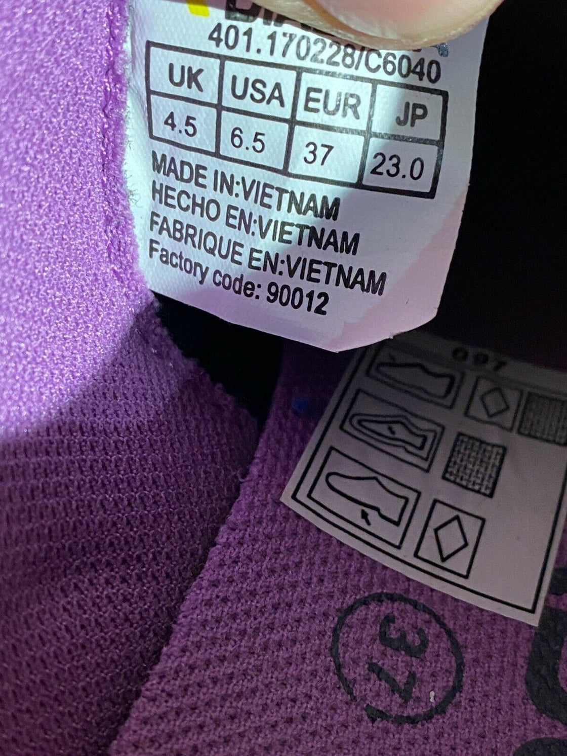 DIADORA Cycling MTB Shoes Mountain Bike Ladies EU37 US6.5 Mondo 222  cs958