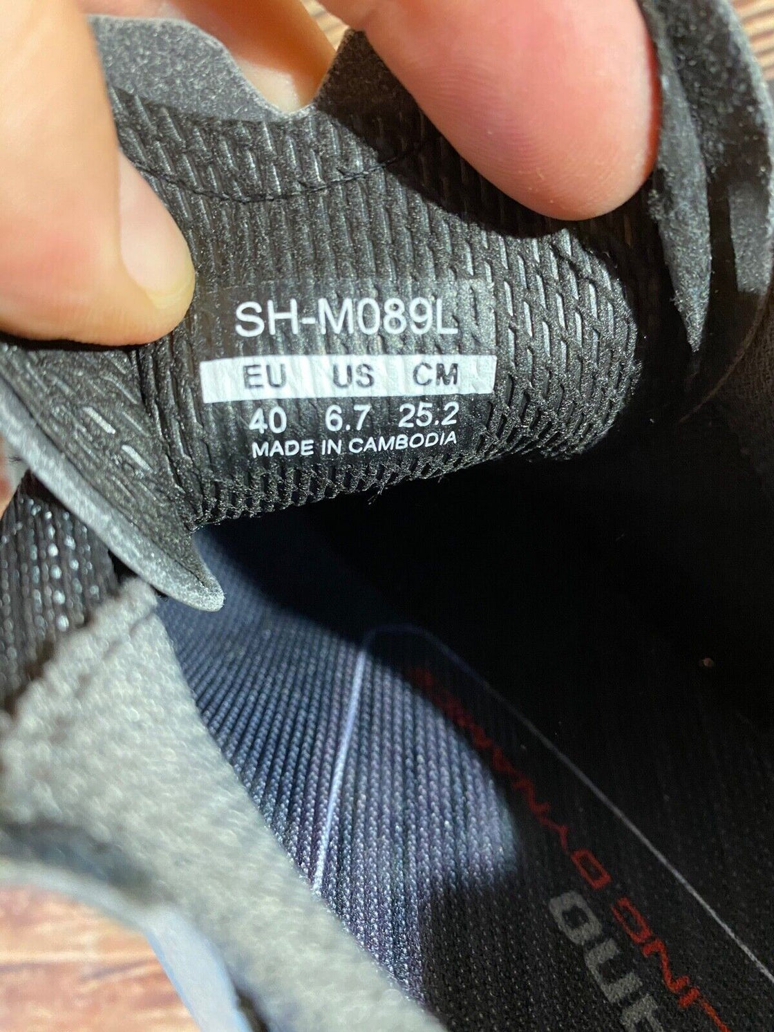 SHIMANO M089 Cycling MTB Shoes Mountain Bike Boots EU40 US6.7  Mondo 252 cs1160