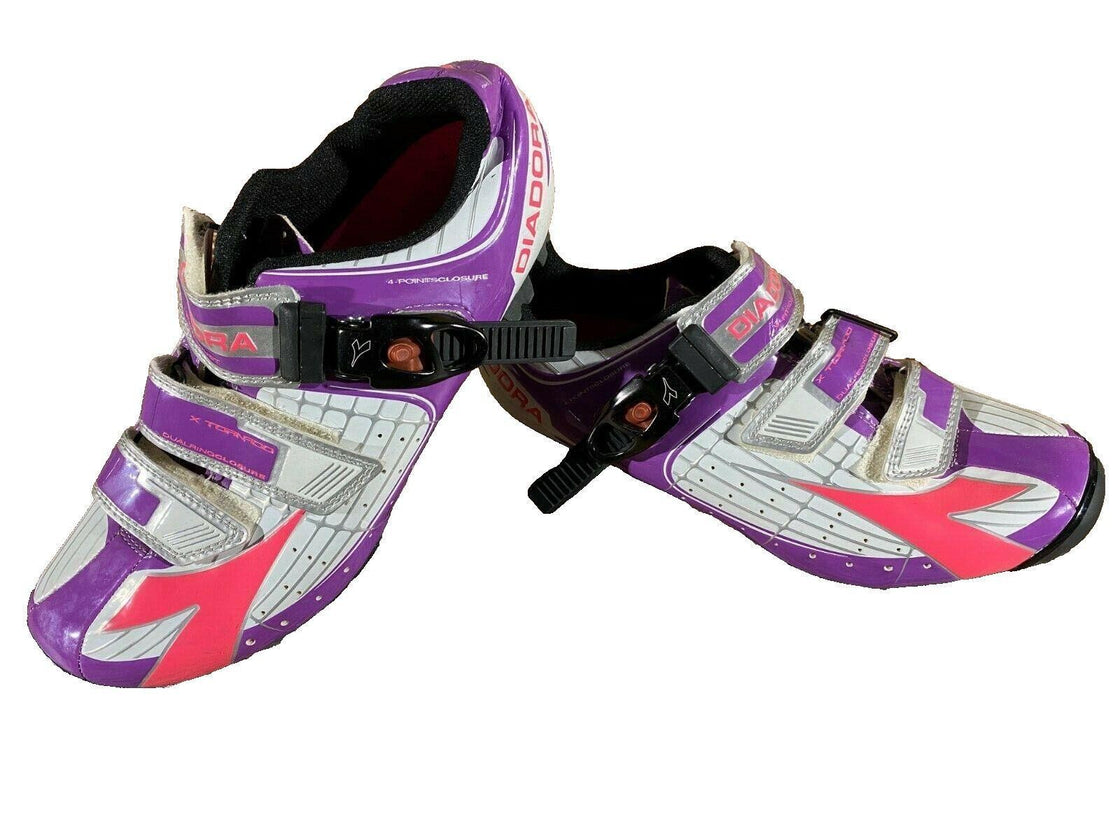 DIADORA Cycling MTB Shoes Mountain Bike Ladies EU39 US8 Mondo 240 cs1026