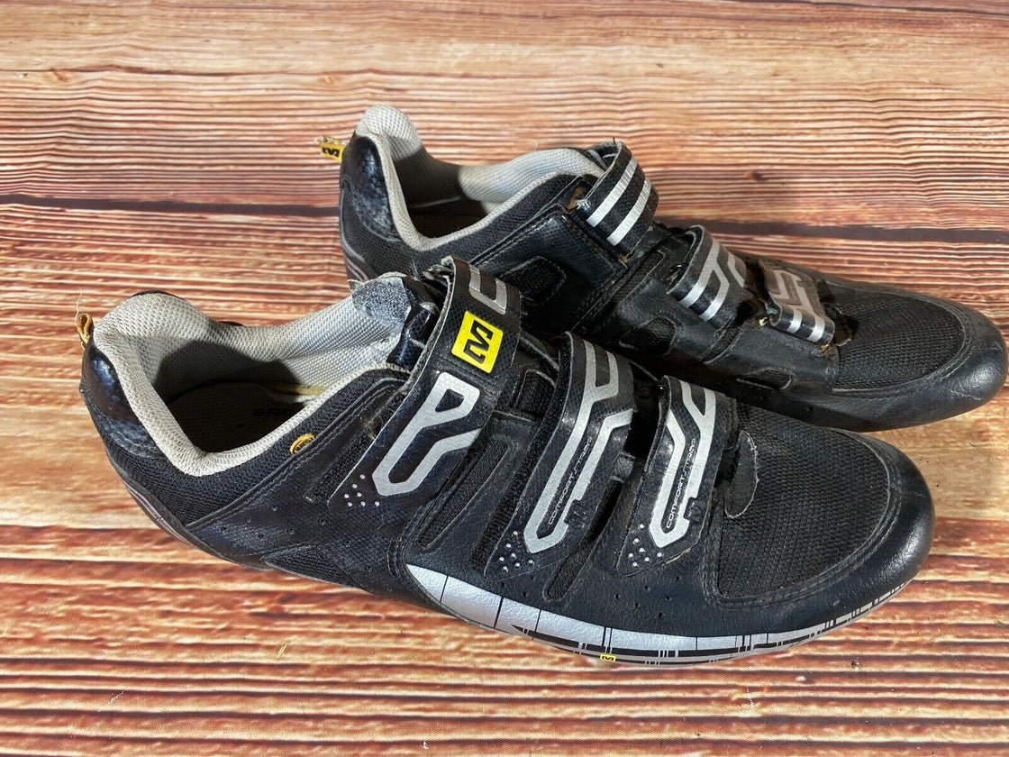 MAVIC Carbon Road Cycling Shoes 3 Bolts Size EU45 1/3  US11 Mondo 290 cs786