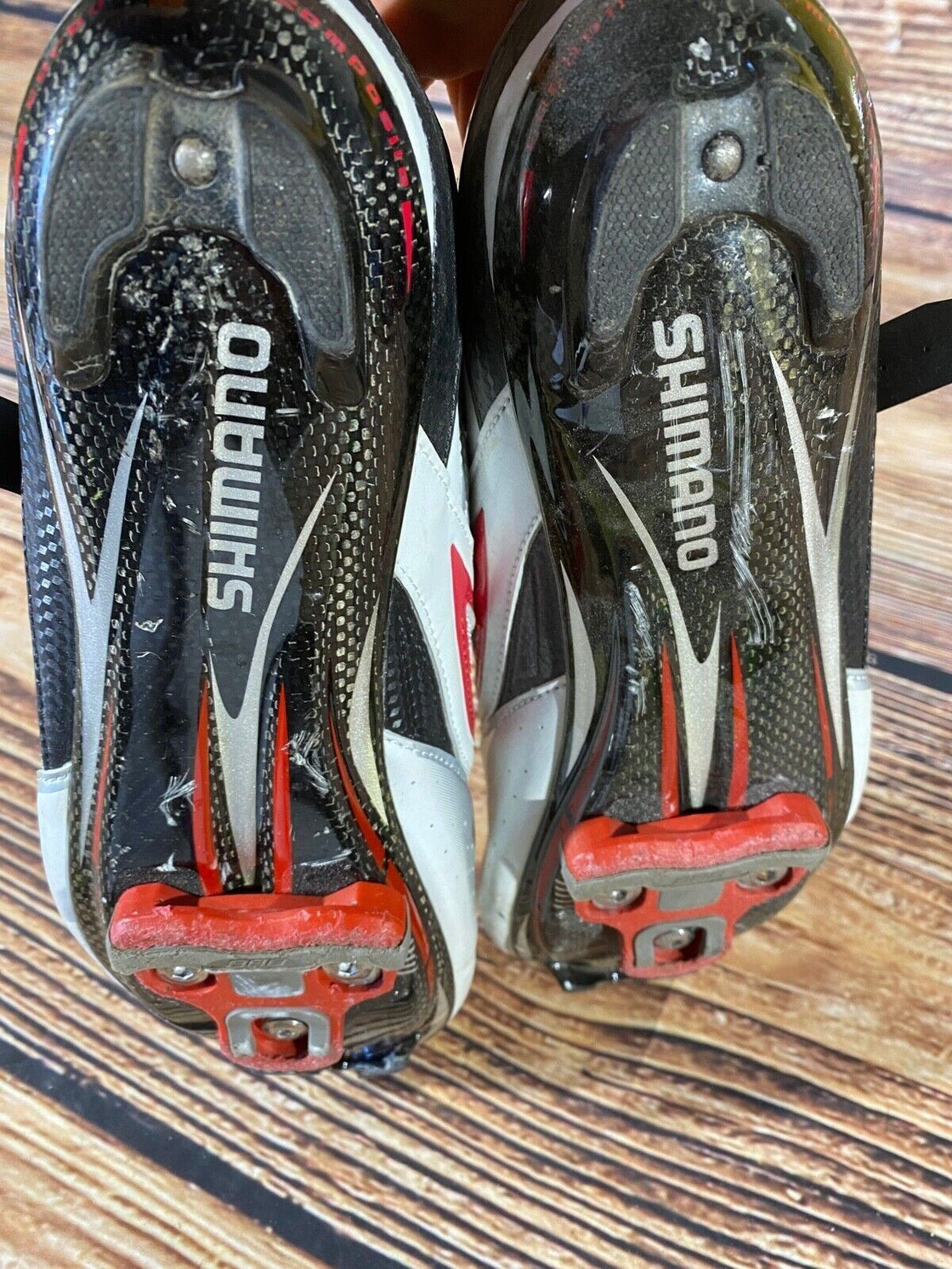 SHIMANO R240 Carbon Road Cycling Shoes Biking Size EU44 US9.7 Mondo 278 cs930