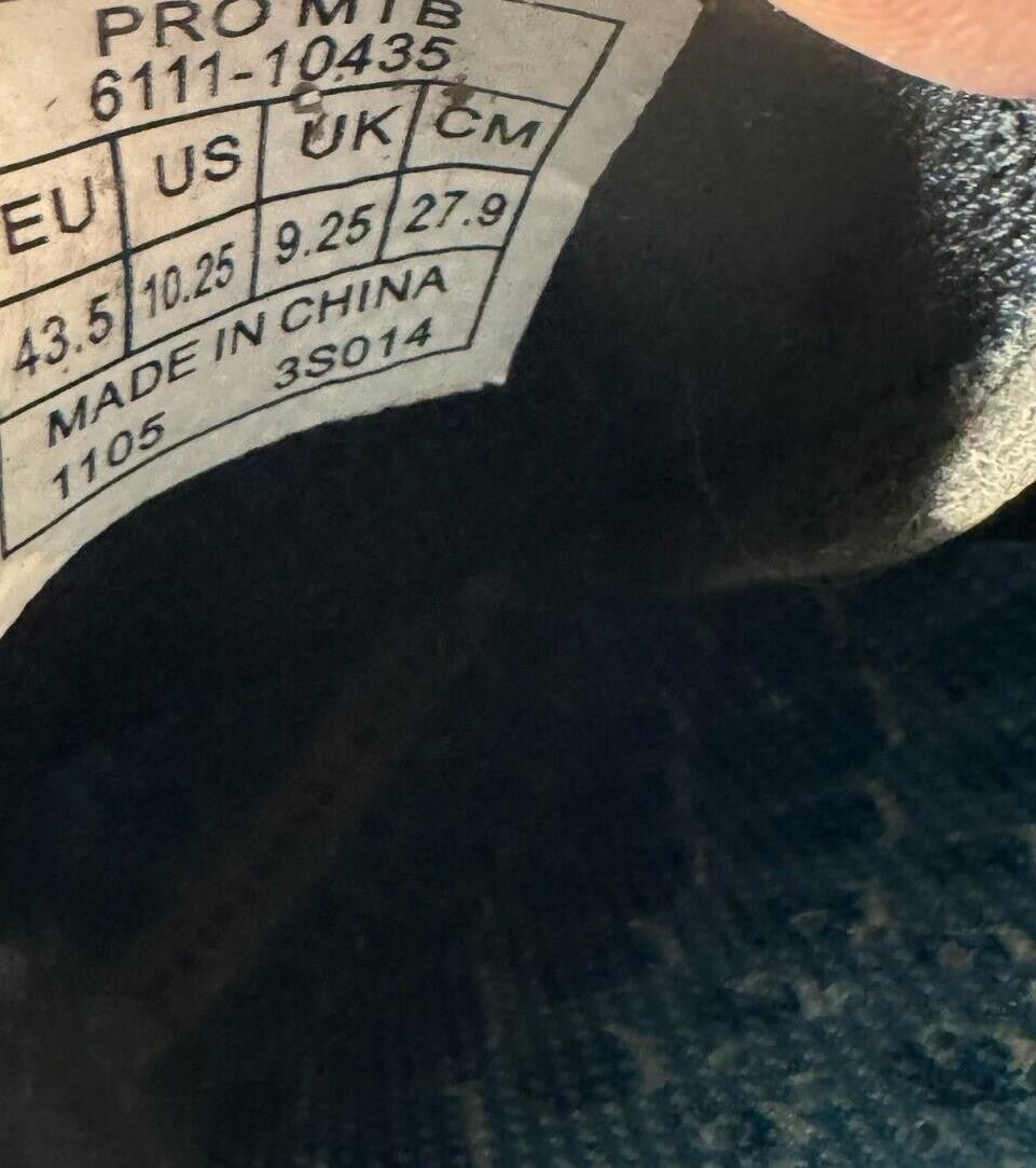 SPECIALIZED Pro Cycling MTB Shoes Mountain Bike EU43.5 US10.25 Mondo 277 cs228