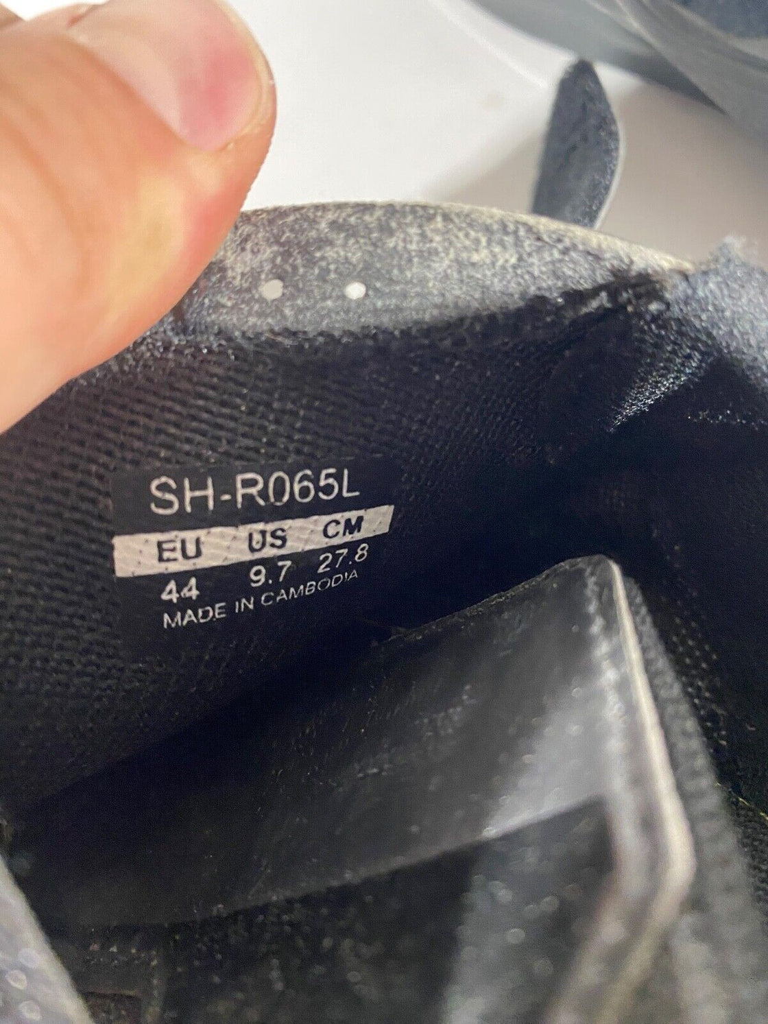 SHIMANO R065 Road Cycling Shoes 3 Bolts Unisex Size EU44 US9.7 Mondo 278  CS2