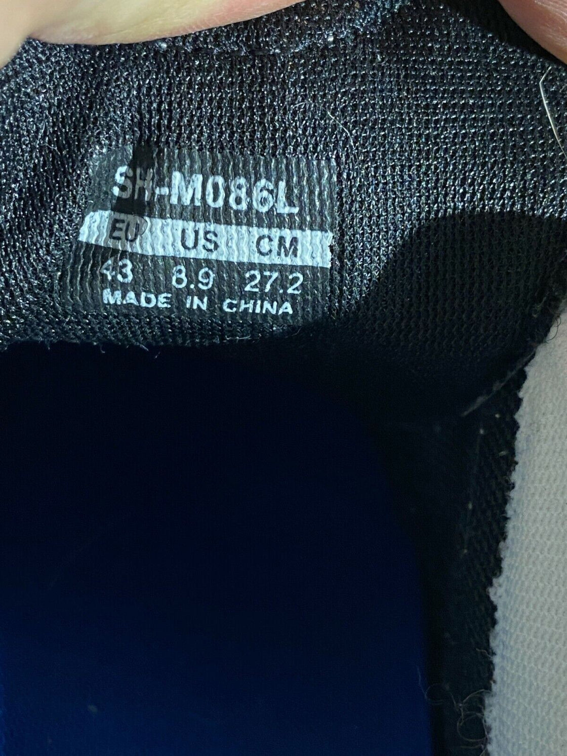 SHIMANO M086 Cycling MTB Shoes Mountain Bike Boots EU43 US8.9  Mondo 272 cs1150