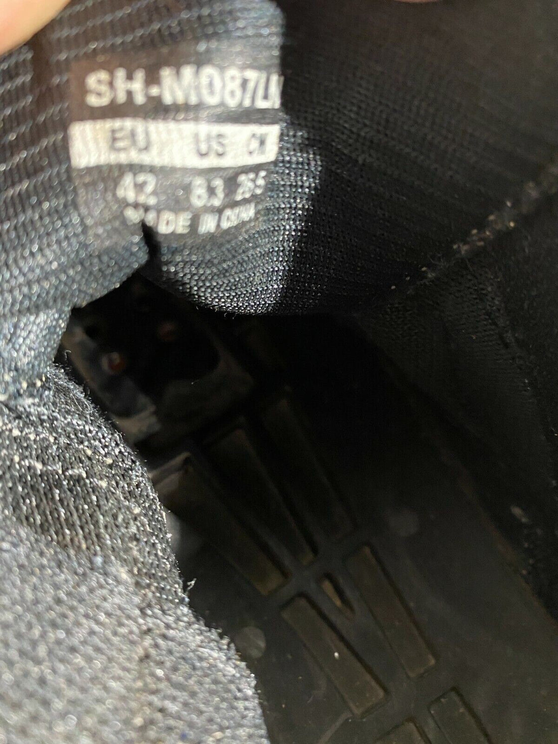 SHIMANO M087 Cycling MTB Shoes Mountain Bike Boots EU42 US8.3 Mondo 265 cs1159