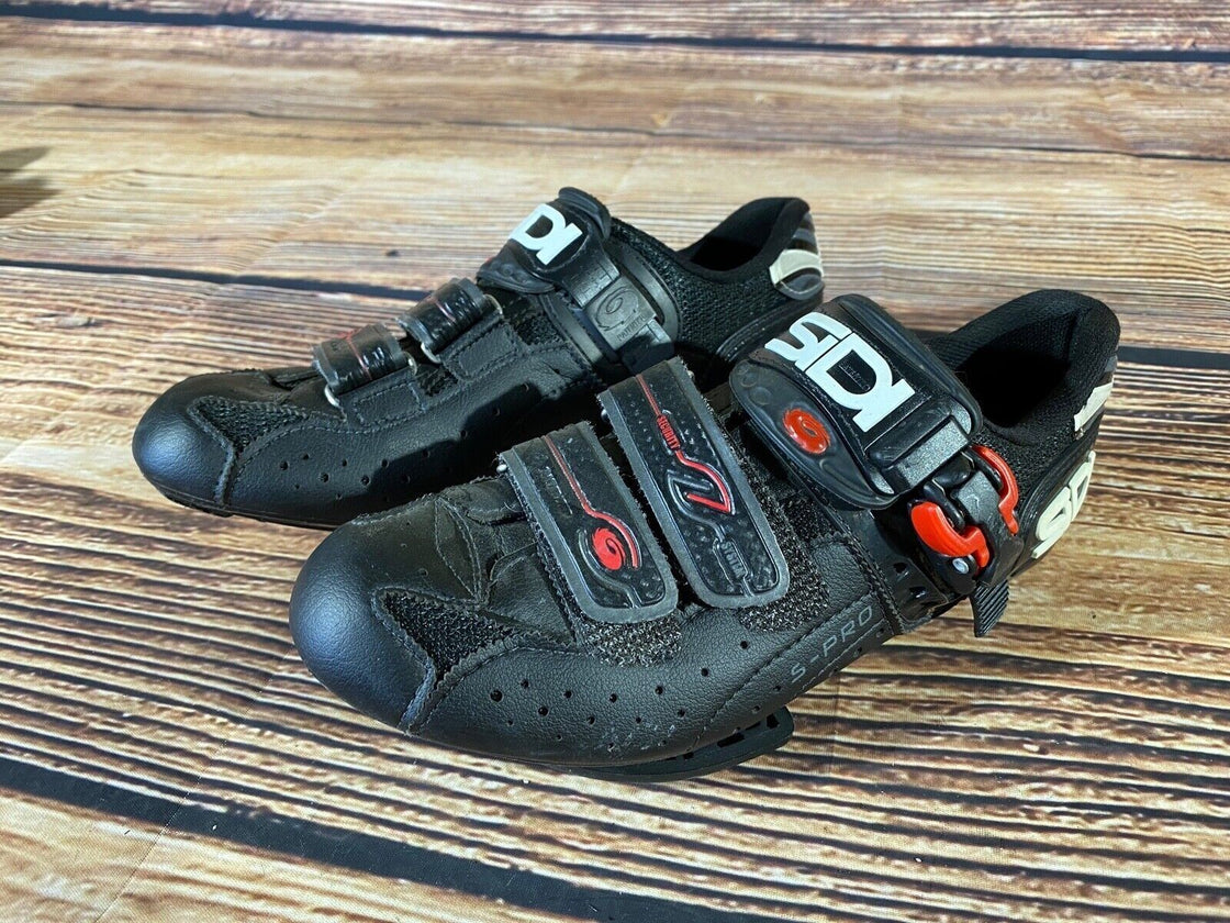 SIDI S-PRO Carbon Road Cycling Shoes Biking Boots EU40 US6.5 Mondo 244 cs882