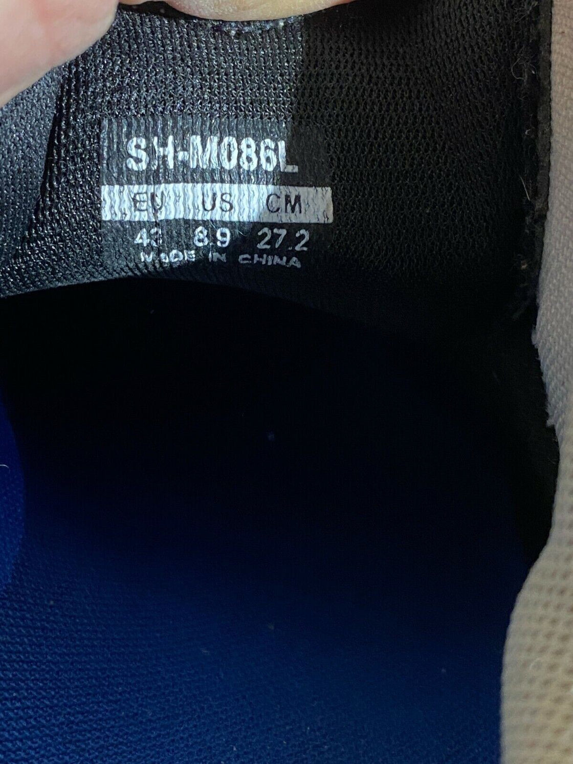 SHIMANO M086 Cycling MTB Shoes Mountain Bike Boots EU43 US8.9  Mondo 273 cs1148