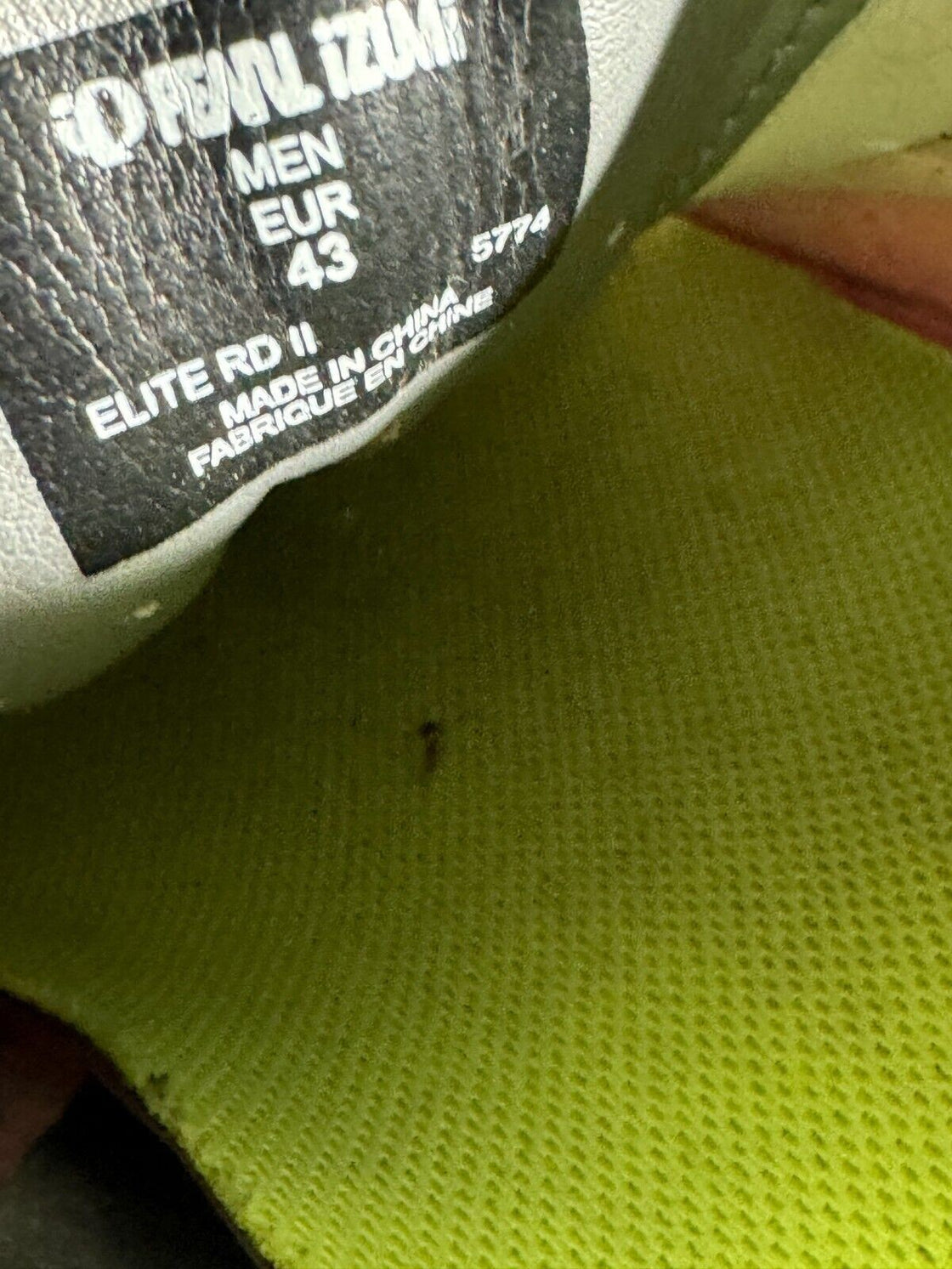 PEARL IZUMI Carbon Elite Cycling Road Shoes EU43 US9.5 Mondo 272 cs580