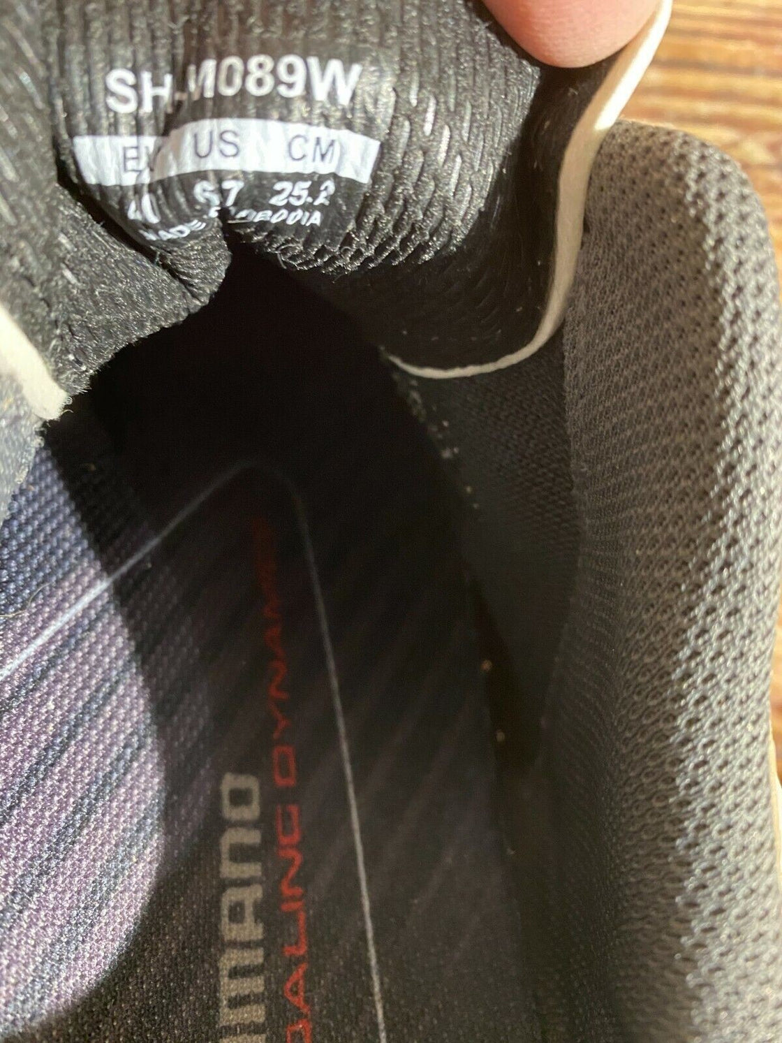 SHIMANO M089 Cycling MTB Shoes Mountain Bike Boots EU40 US6.7  Mondo 250 cs1195