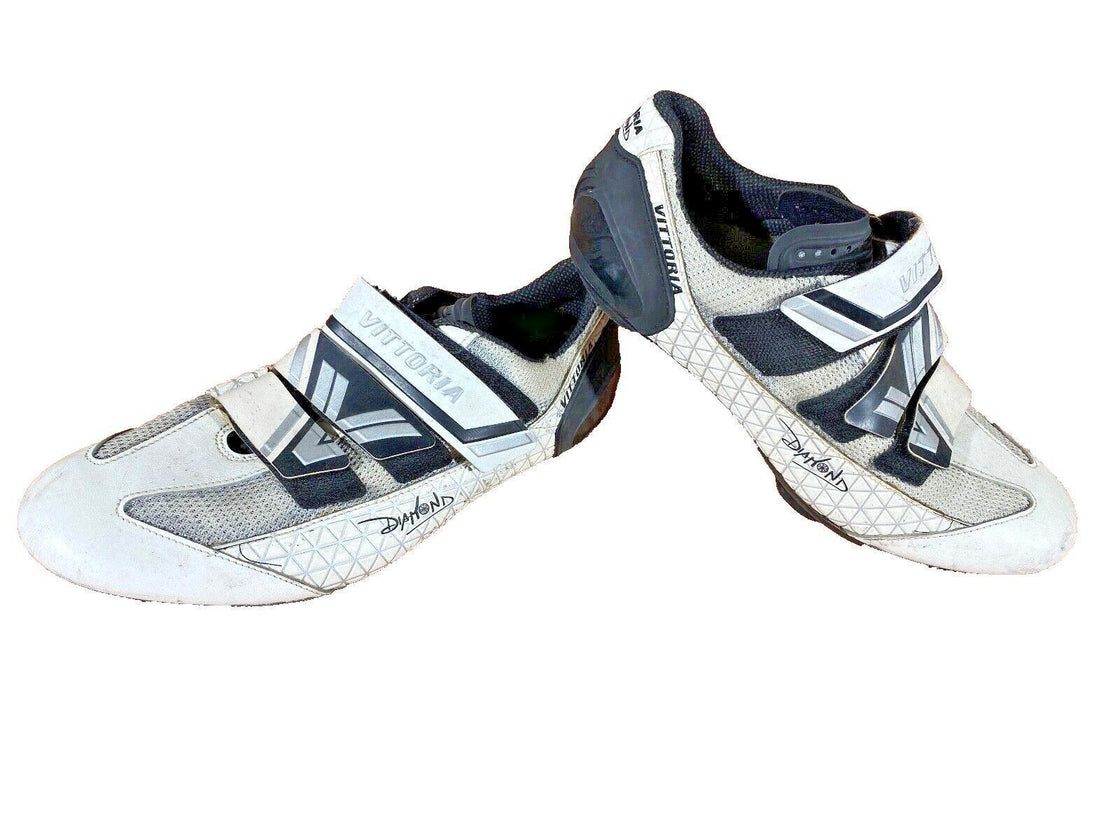 VITTORIA Diamond  Road Cycling Shoes Size 3 Bolts EU44 US10 Mondo 275 cs792