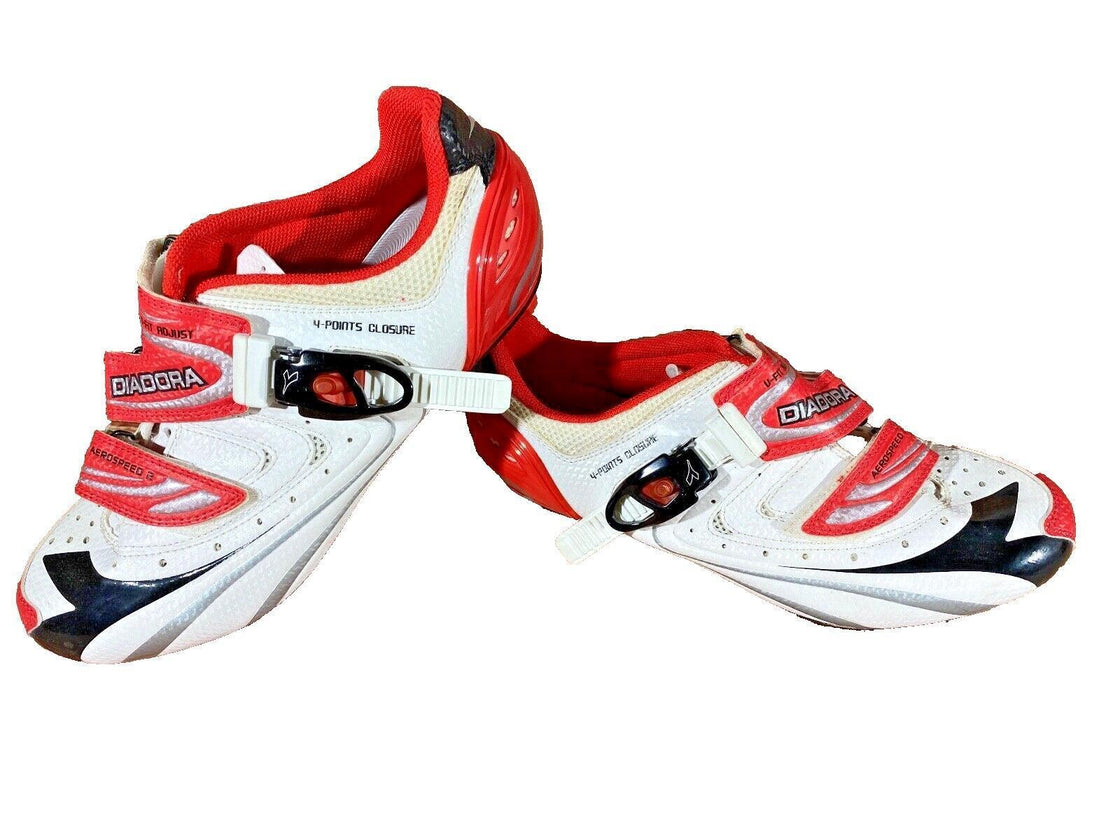 DIADORA Aero Speed Triathlon Road Cycling Shoes Size EU40 US7 Mondo 255  cs820