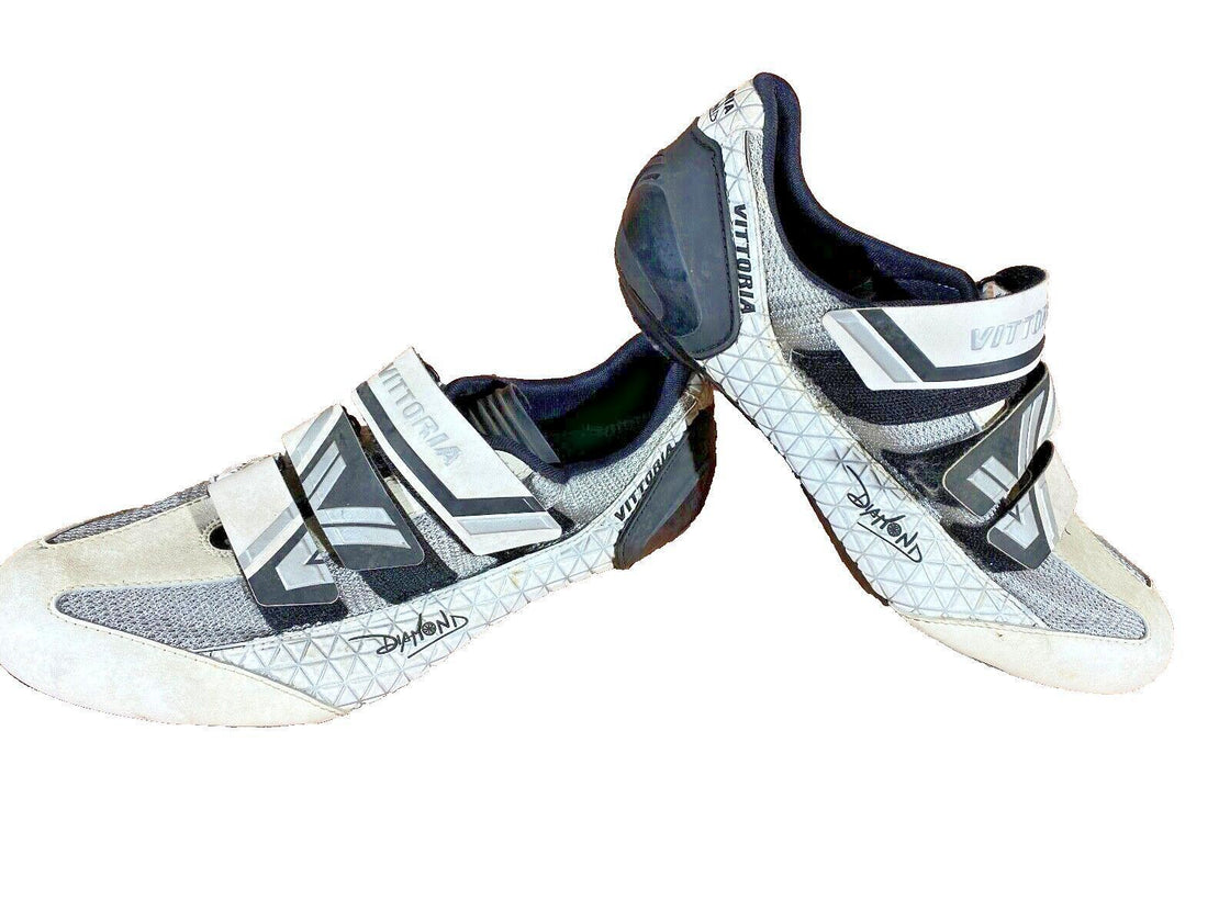 VITTORIA Diamond  Road Cycling Shoes Size 3 Bolts EU44 US10 Mondo 275 cs791