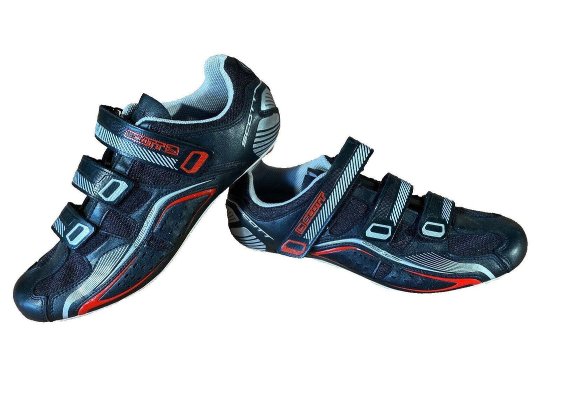 SCOTT Comp Road Cycling Shoes 3 Bolts Unisex Size EU42  US8.5 Mondo 273 cs753