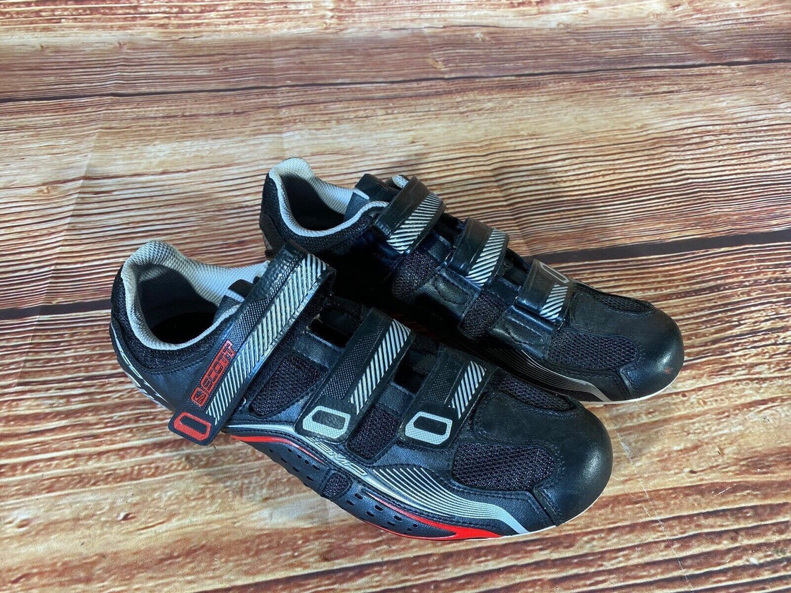 SCOTT Comp Road Cycling Shoes 3 Bolts Unisex Size EU42  US8.5 Mondo 273 cs753