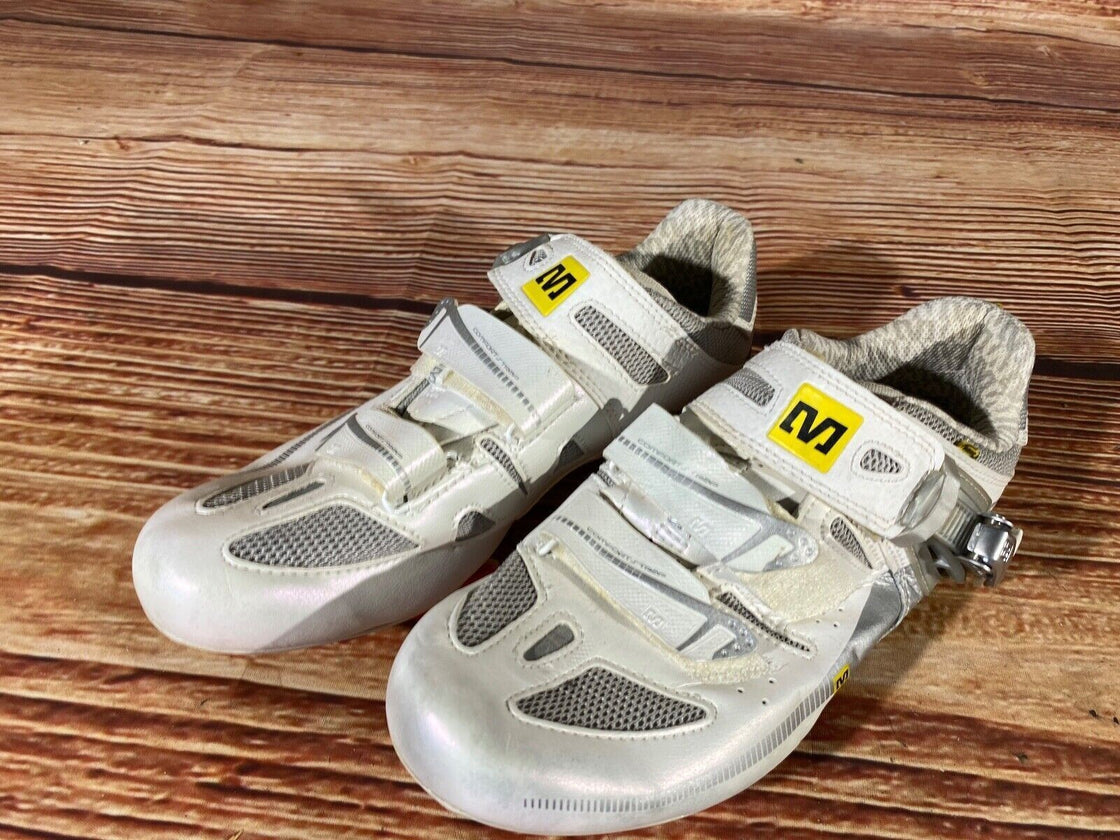 MAVIC Road Cycling Shoes Road Ladies Size EU38 2/3 US7 Mondo 243 cs784